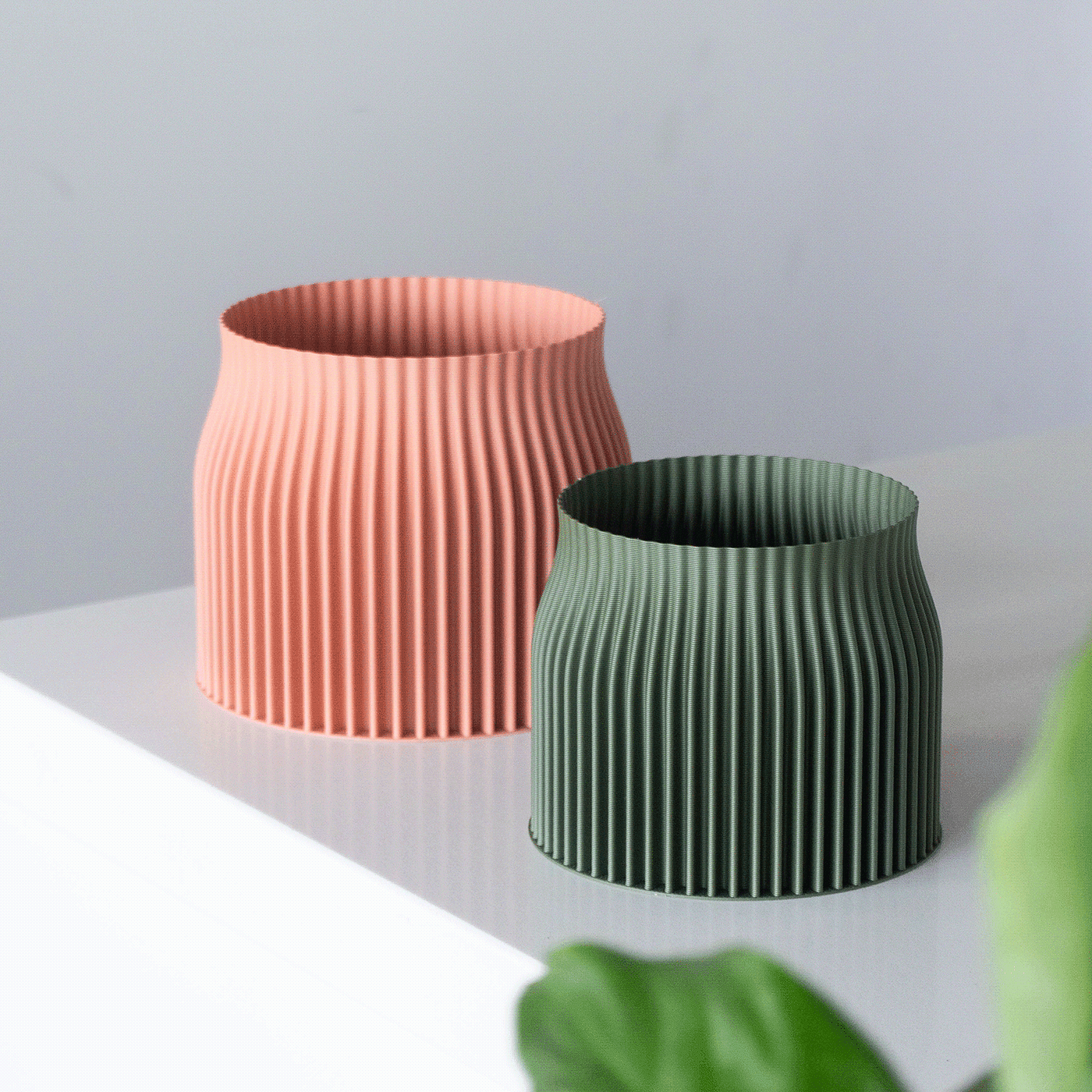 Spring，Flowerpot，3D printing，