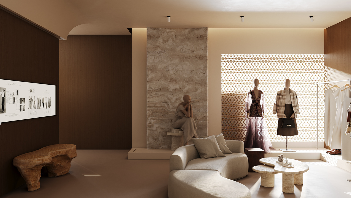 Fashion Stores，Commercial project，Interior design，