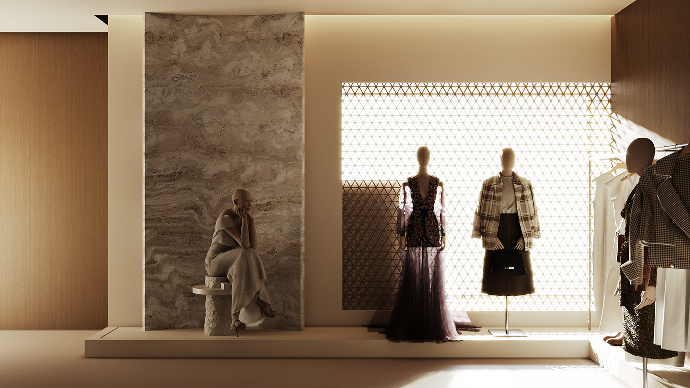 Fashion Stores，Commercial project，Interior design，