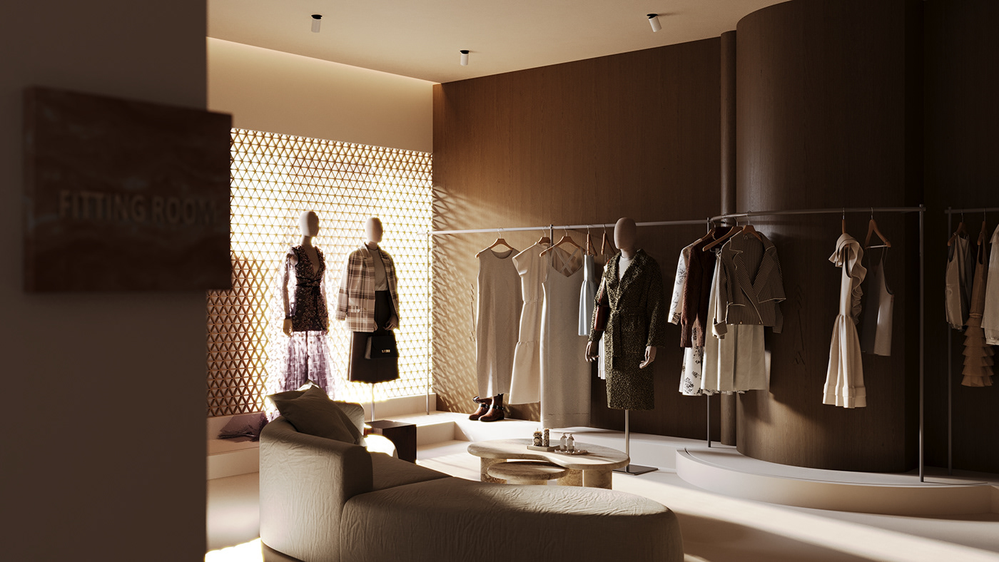 Fashion Stores，Commercial project，Interior design，