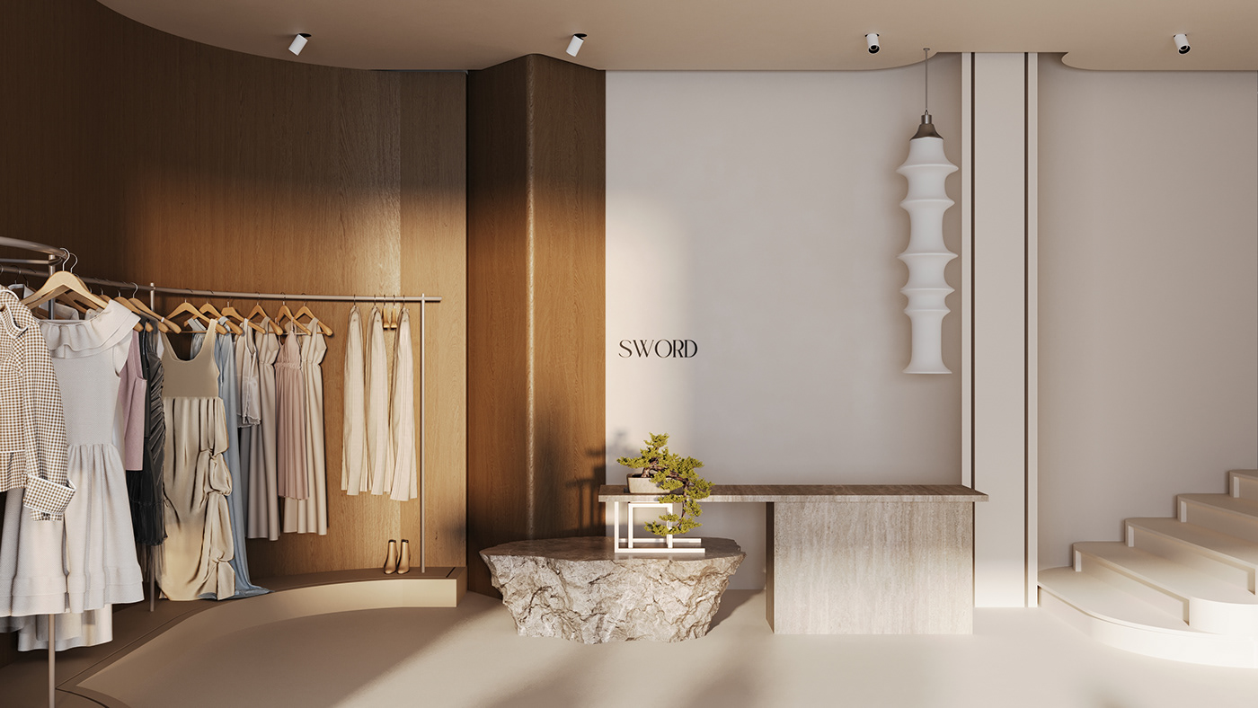Fashion Stores，Commercial project，Interior design，