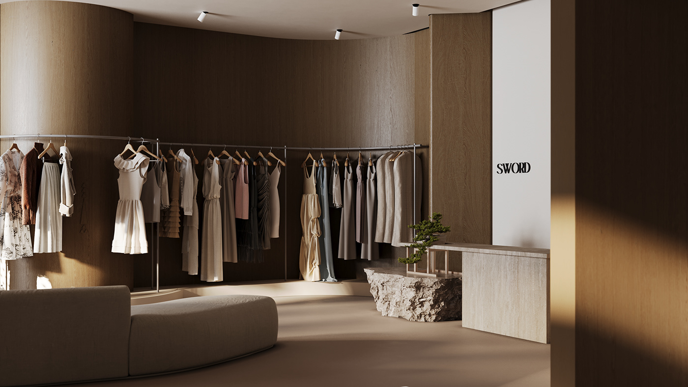 Fashion Stores，Commercial project，Interior design，