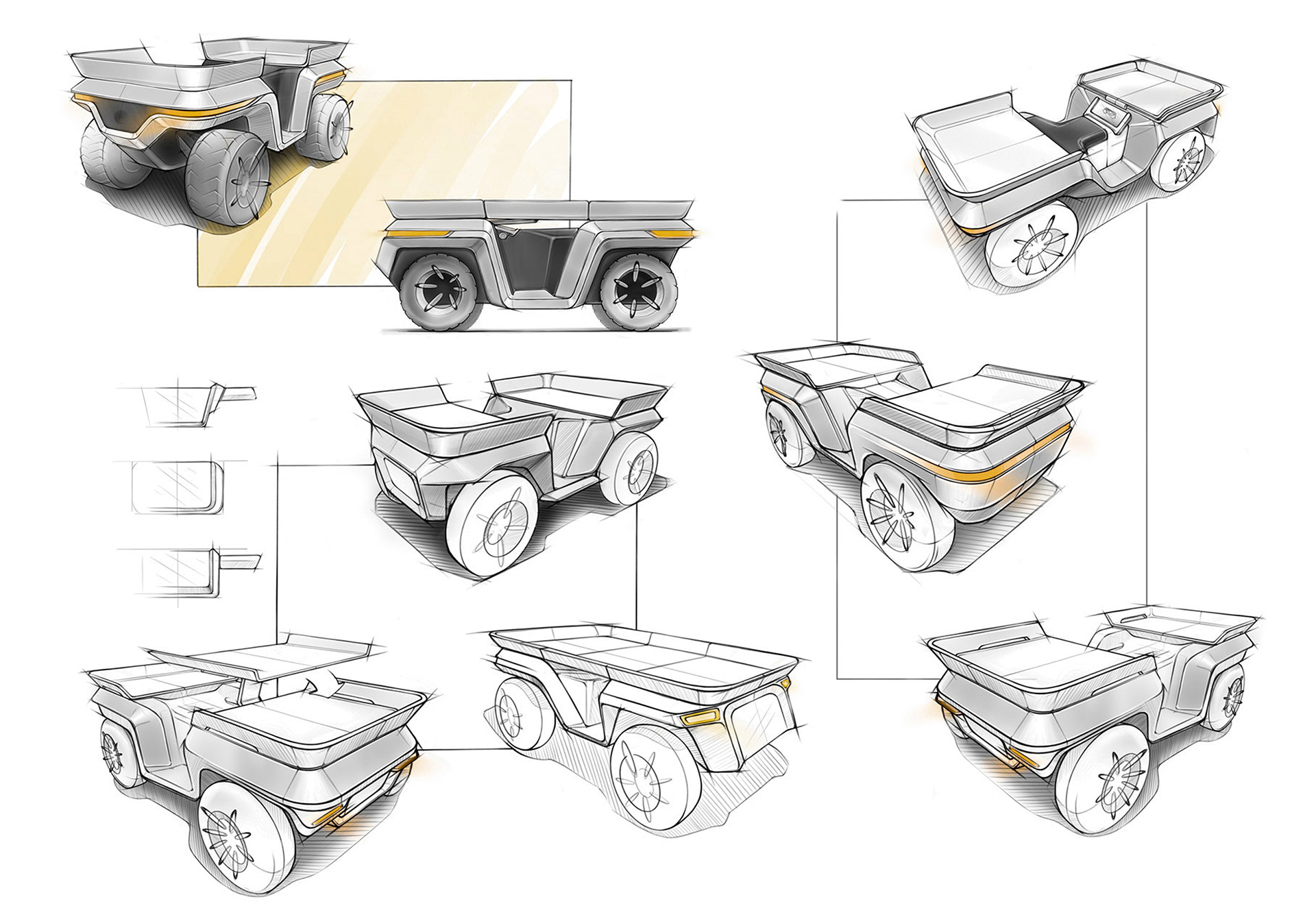 Automatic driving，All terrain，Vehicle design，