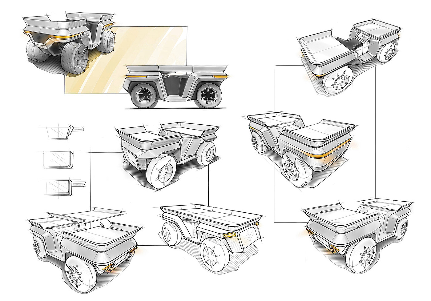 Automatic driving，All terrain，Vehicle design，