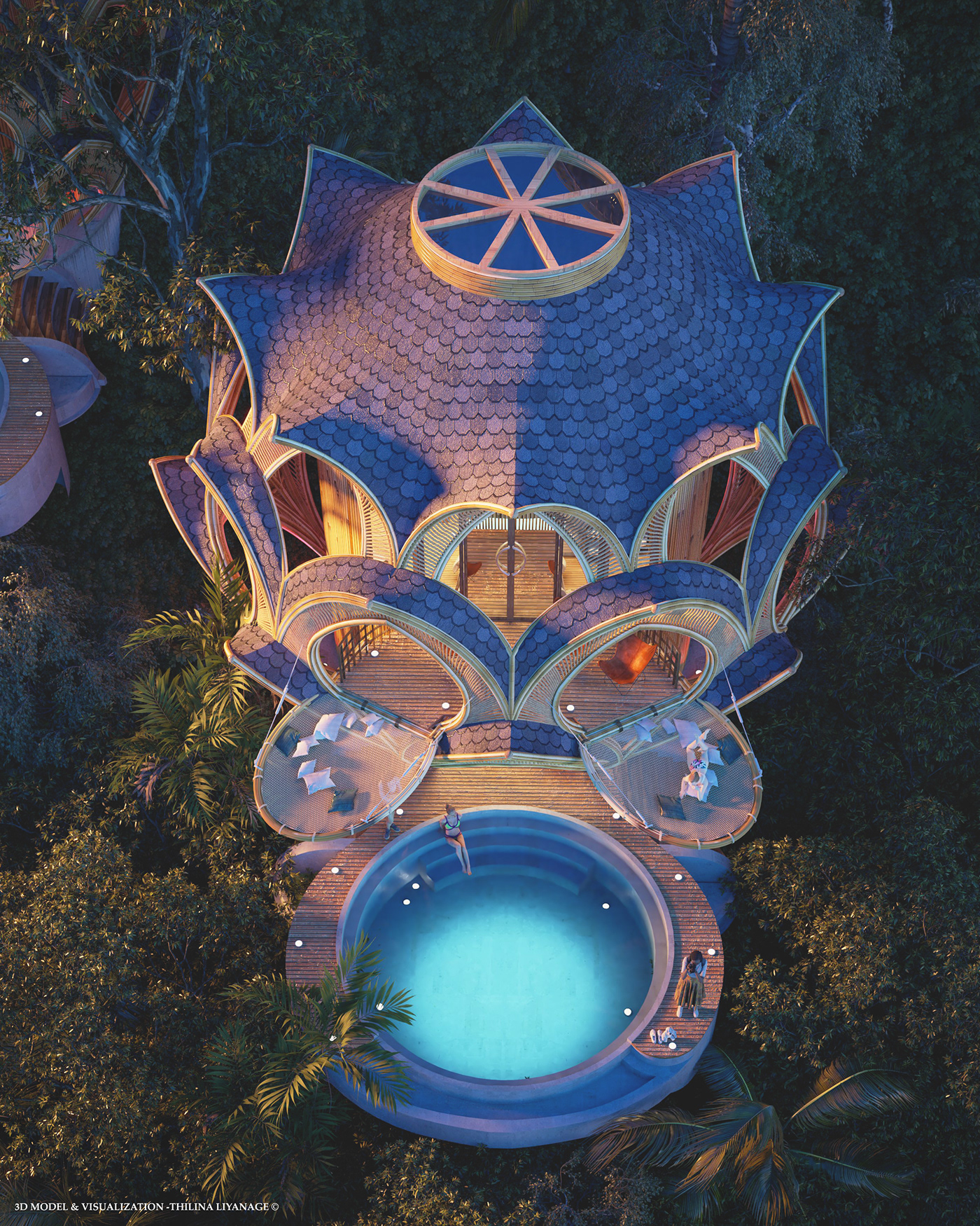 Bamboo，Single Room，villa，