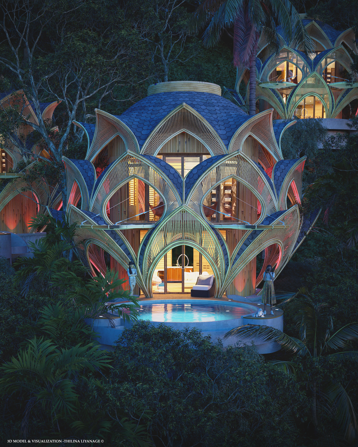 Bamboo，Single Room，villa，