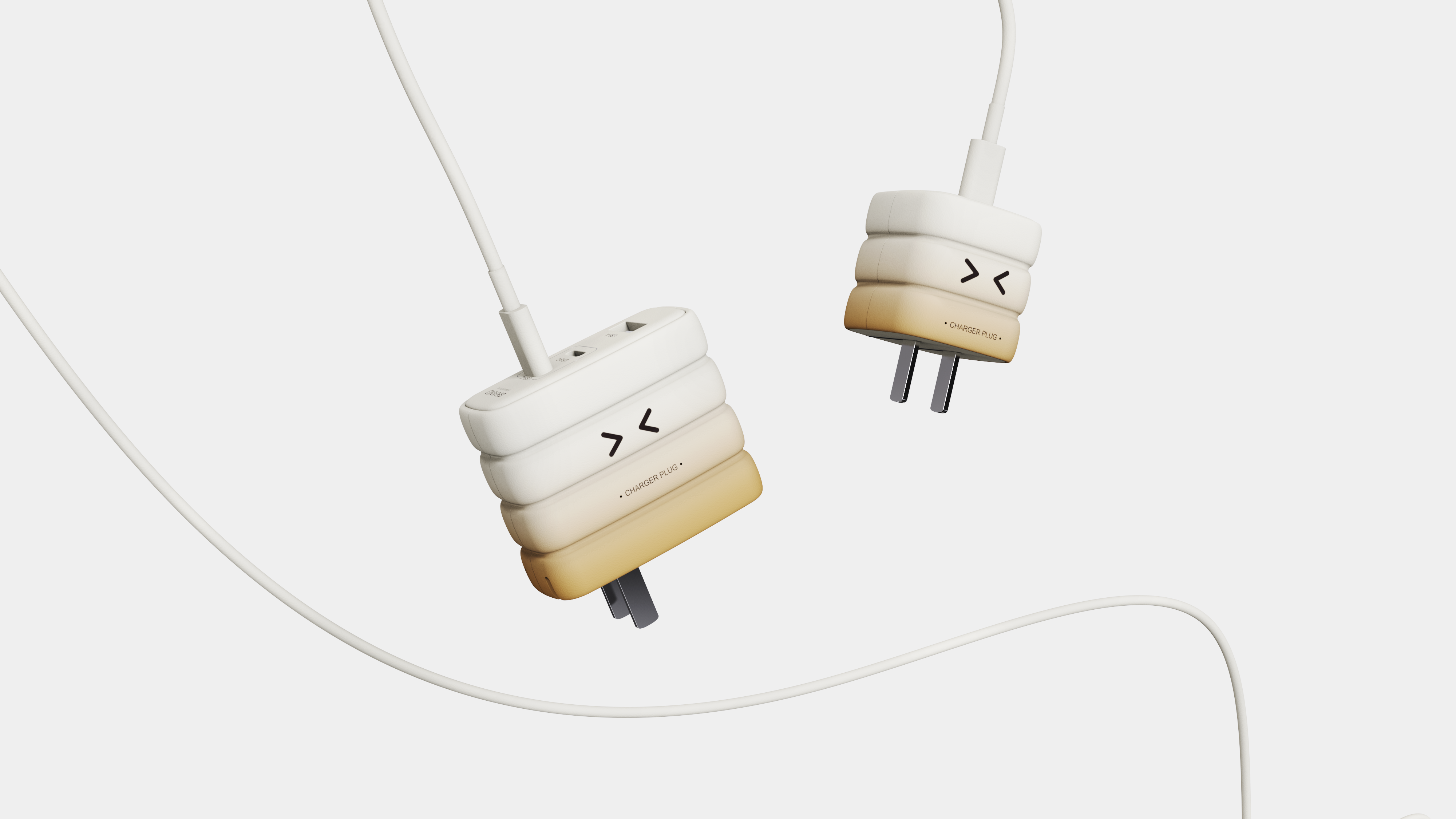 Charging head，spun sugar，Mellow，Simplicity，lovely，Gradual change，Vacuum packaging，packing，