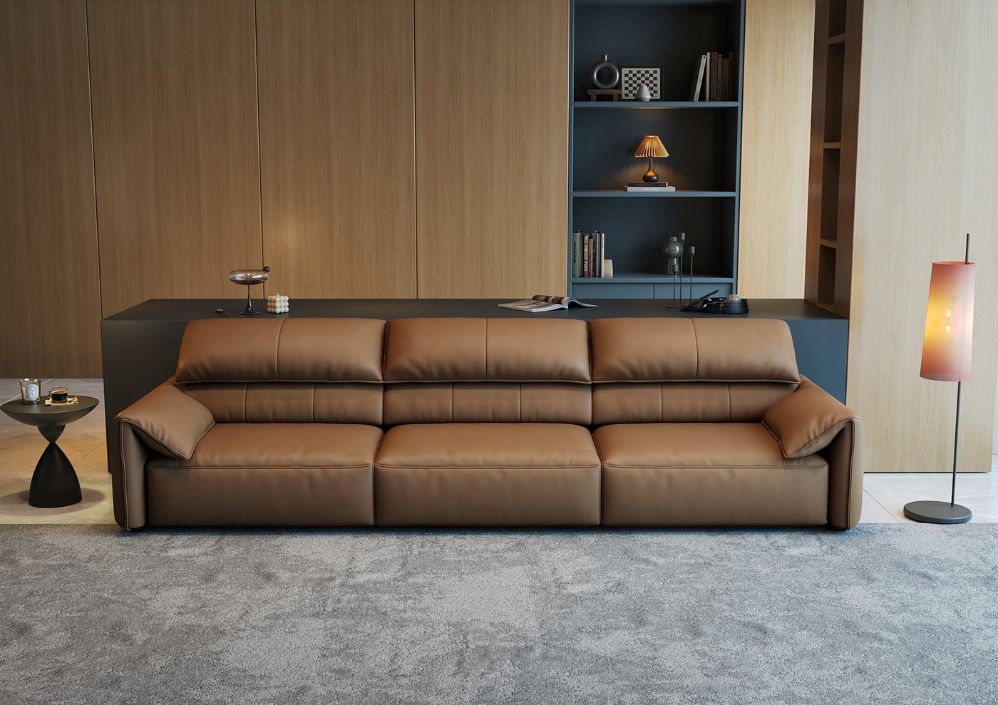 sofa，Calfskin，Fatharti，furniture，American MUSE，