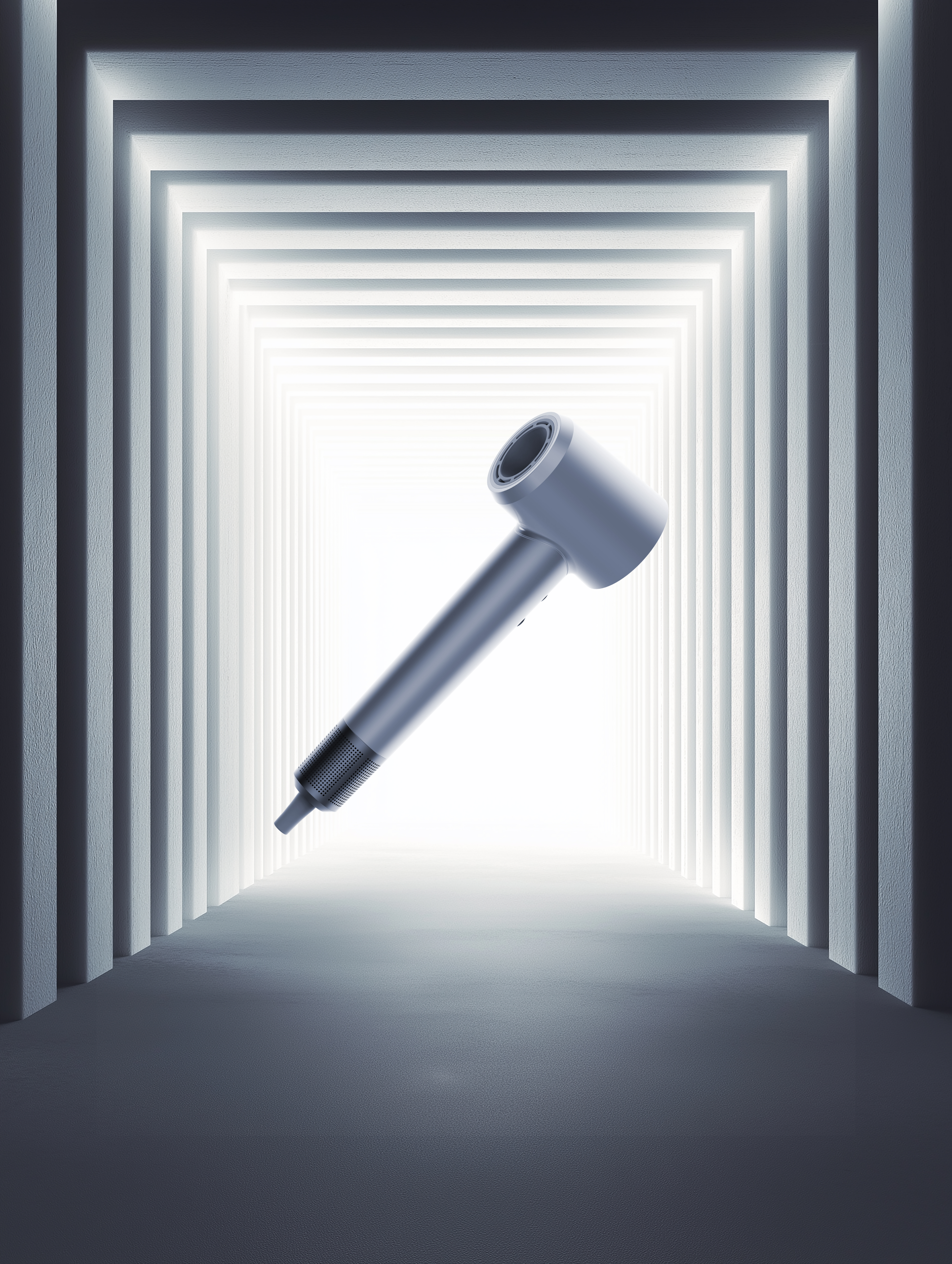 AI Product Photography，xyz laboratory，hair drier，Leifen，ai，Product photography，Rendering，E-commerce diagram，