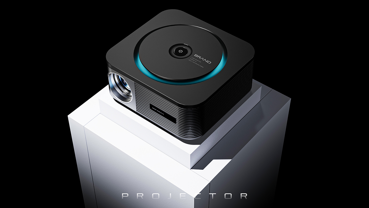 Projector，product design，modern stylish，