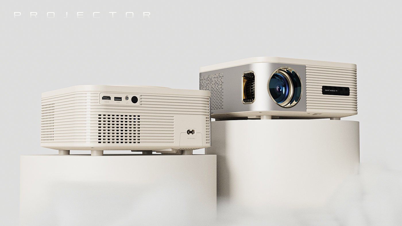 Projector，product design，modern stylish，