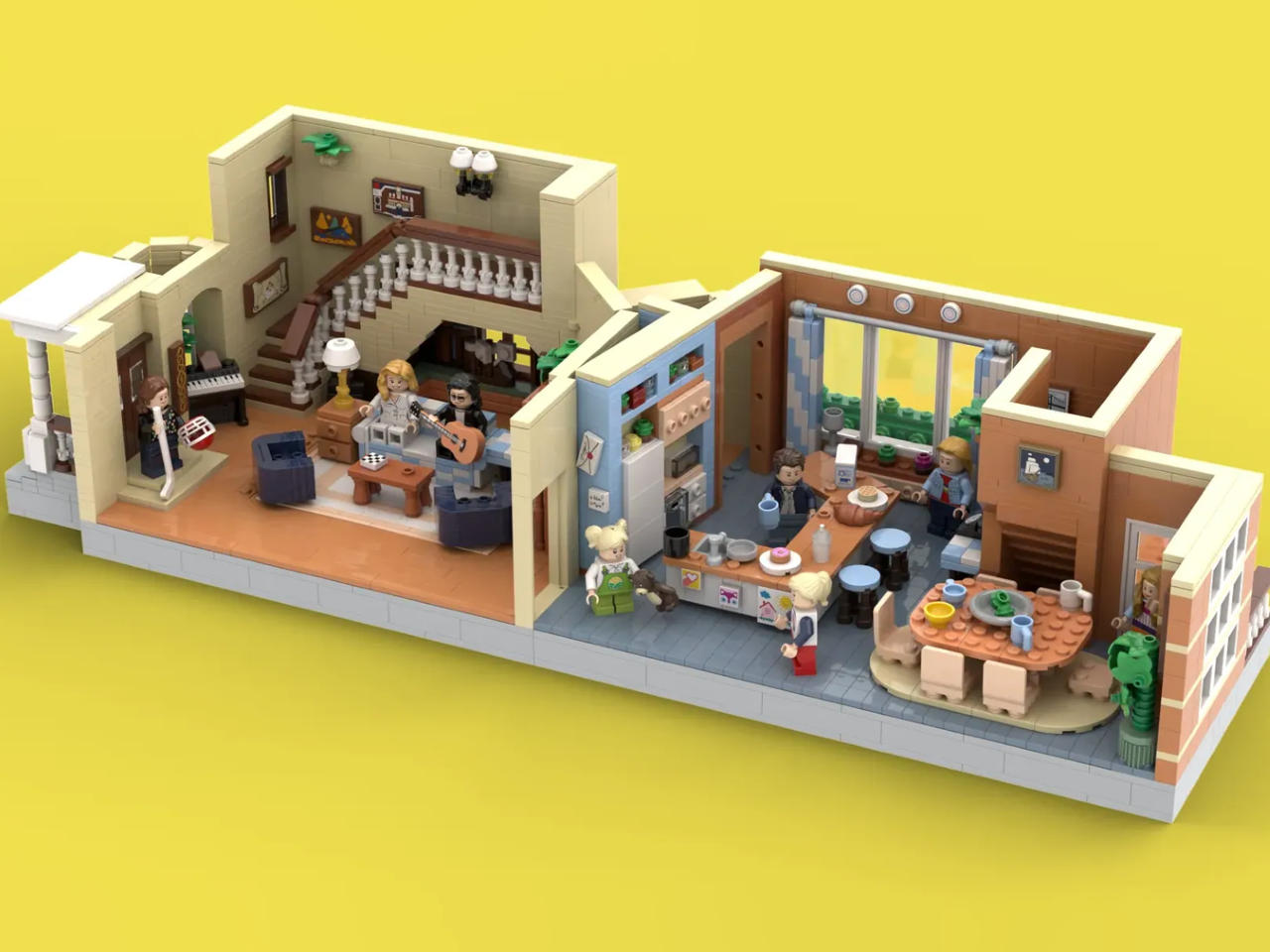 Full House，LEGO suit，Nostalgia，TV Surrounding，lego，