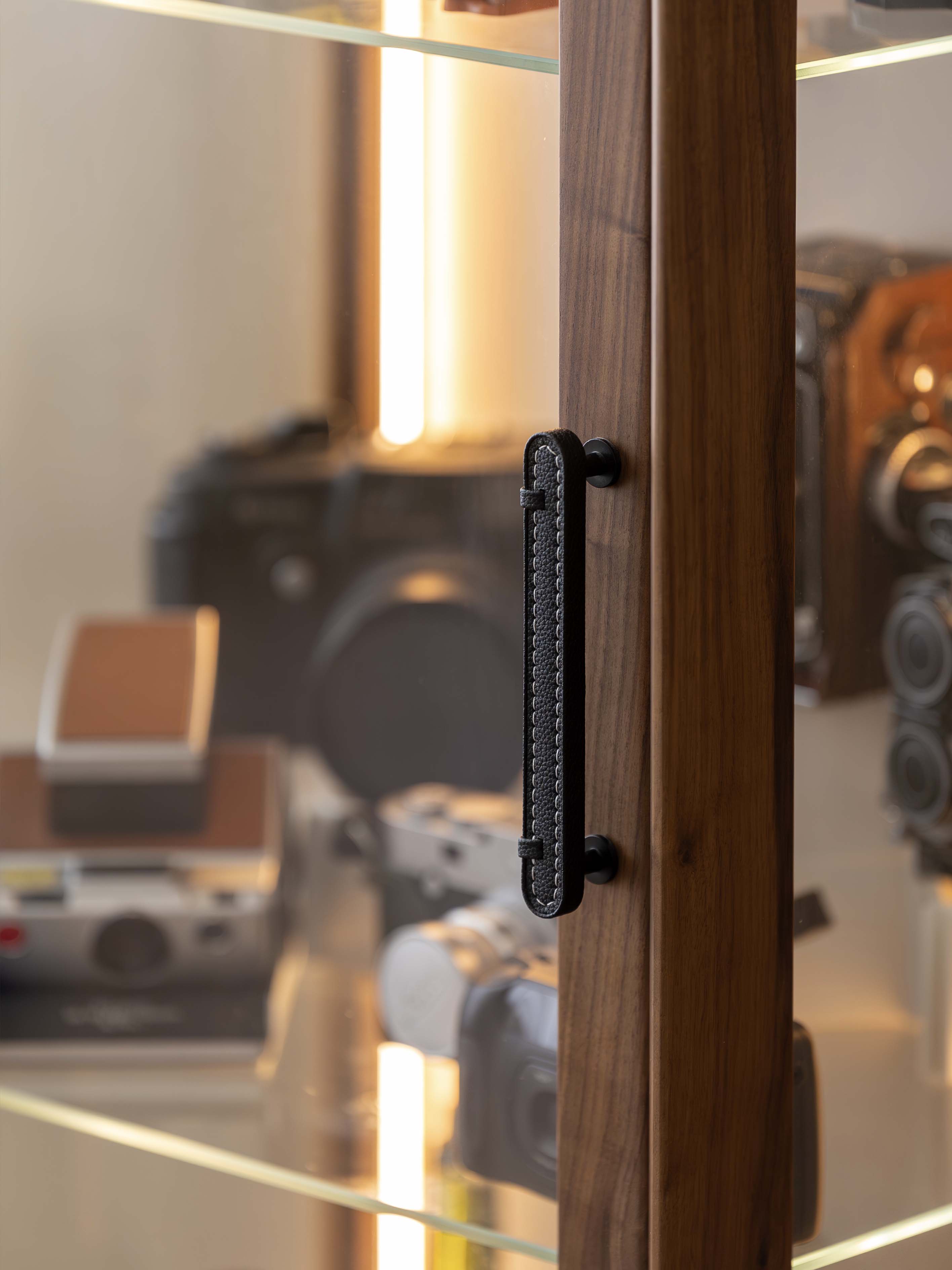 Original design，furniture design ，Display cabinet，Residential Furniture，Solid wood furniture，Black walnut furniture，