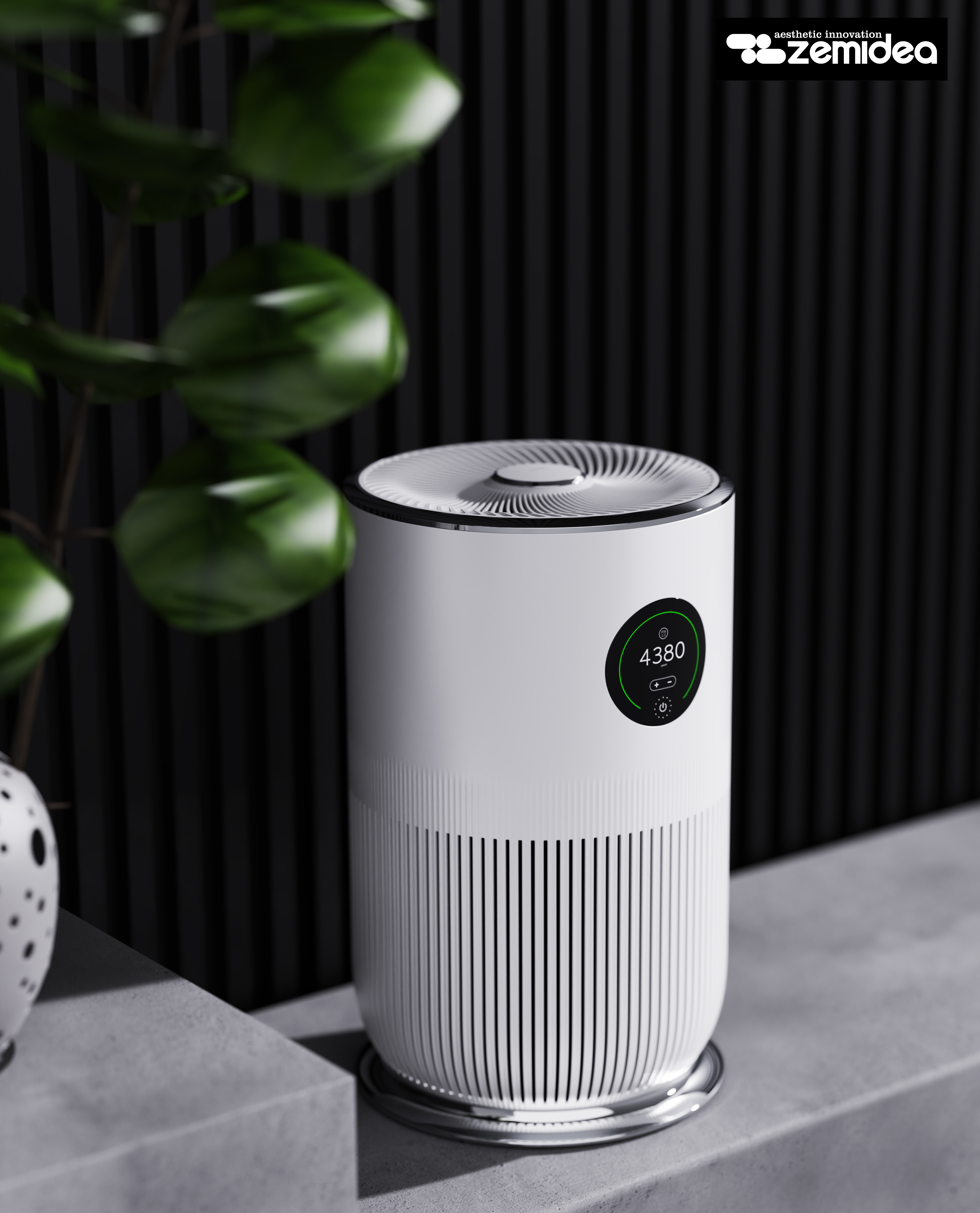 air cleaner，small home appliances，white，Smart appliances，Home Furnishing，Simplicity，esthetics，