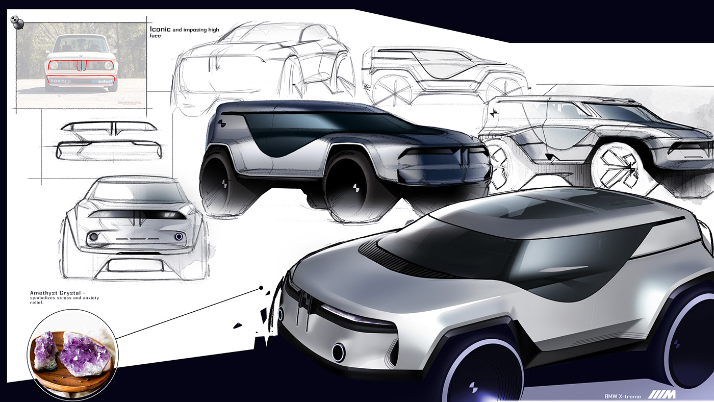 automobile，sample reels，Typesetting，aesthetic promotion，Hand drawn，