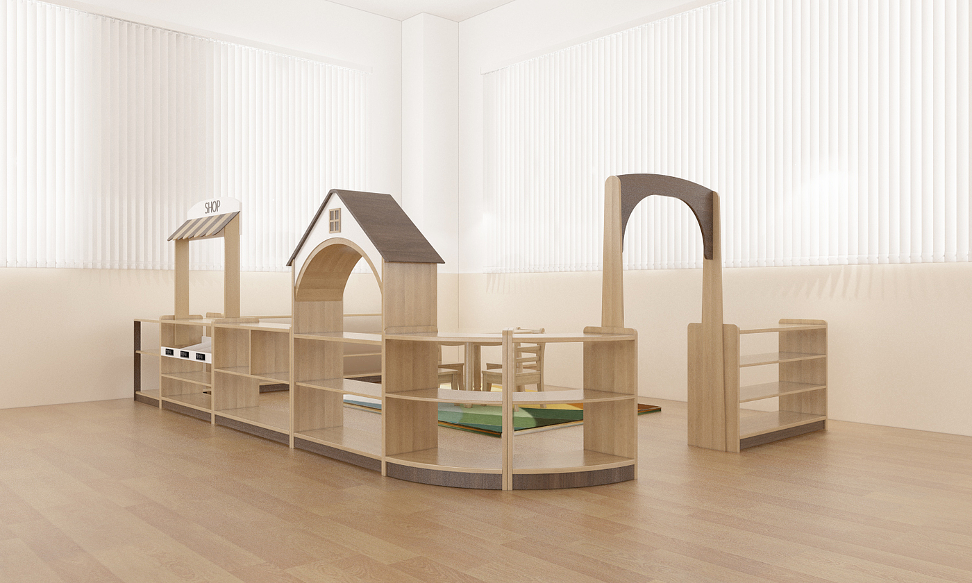 Children's furniture, nursery classroom furniture, kindergarten furniture, solid wood，