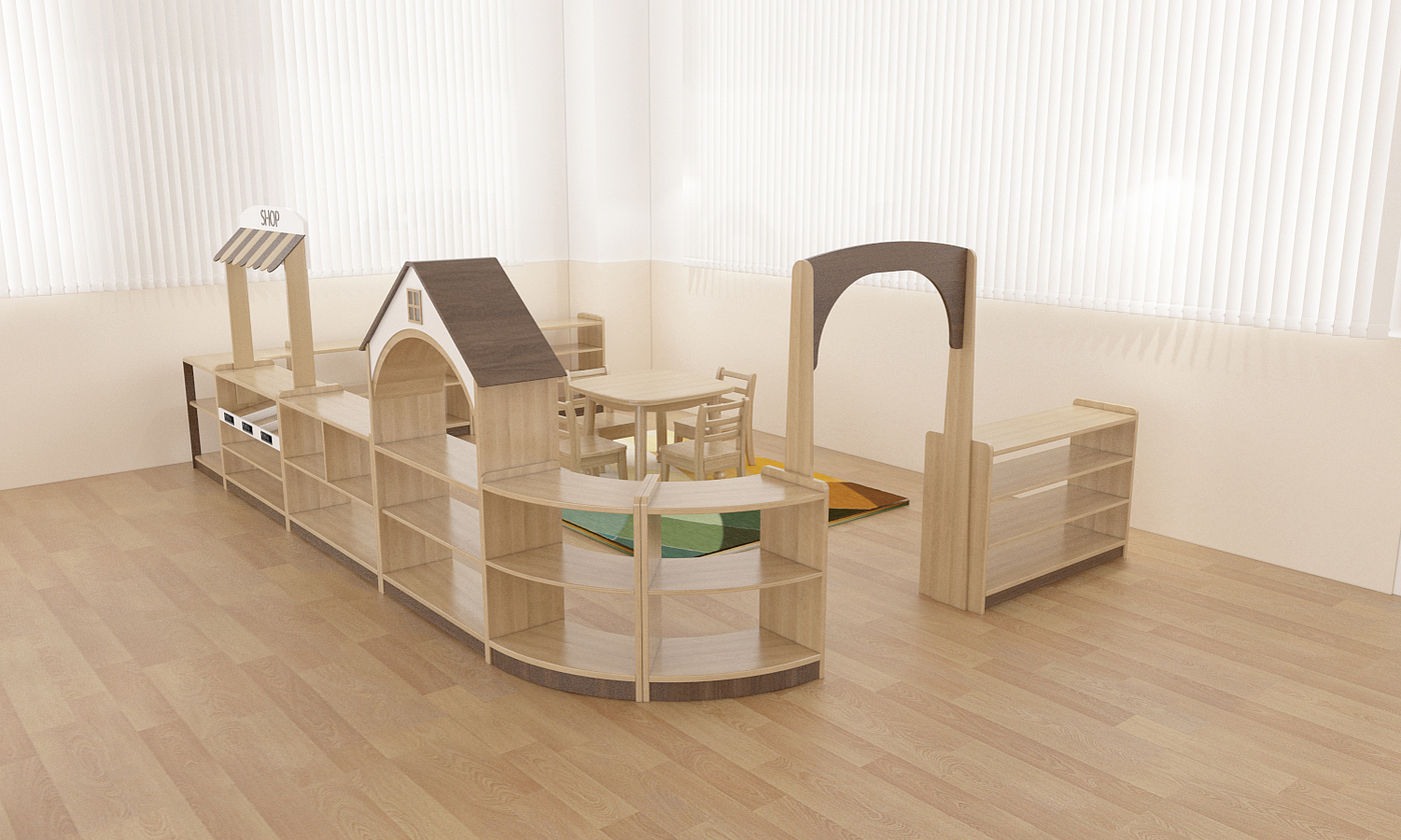 Children's furniture, nursery classroom furniture, kindergarten furniture, solid wood，