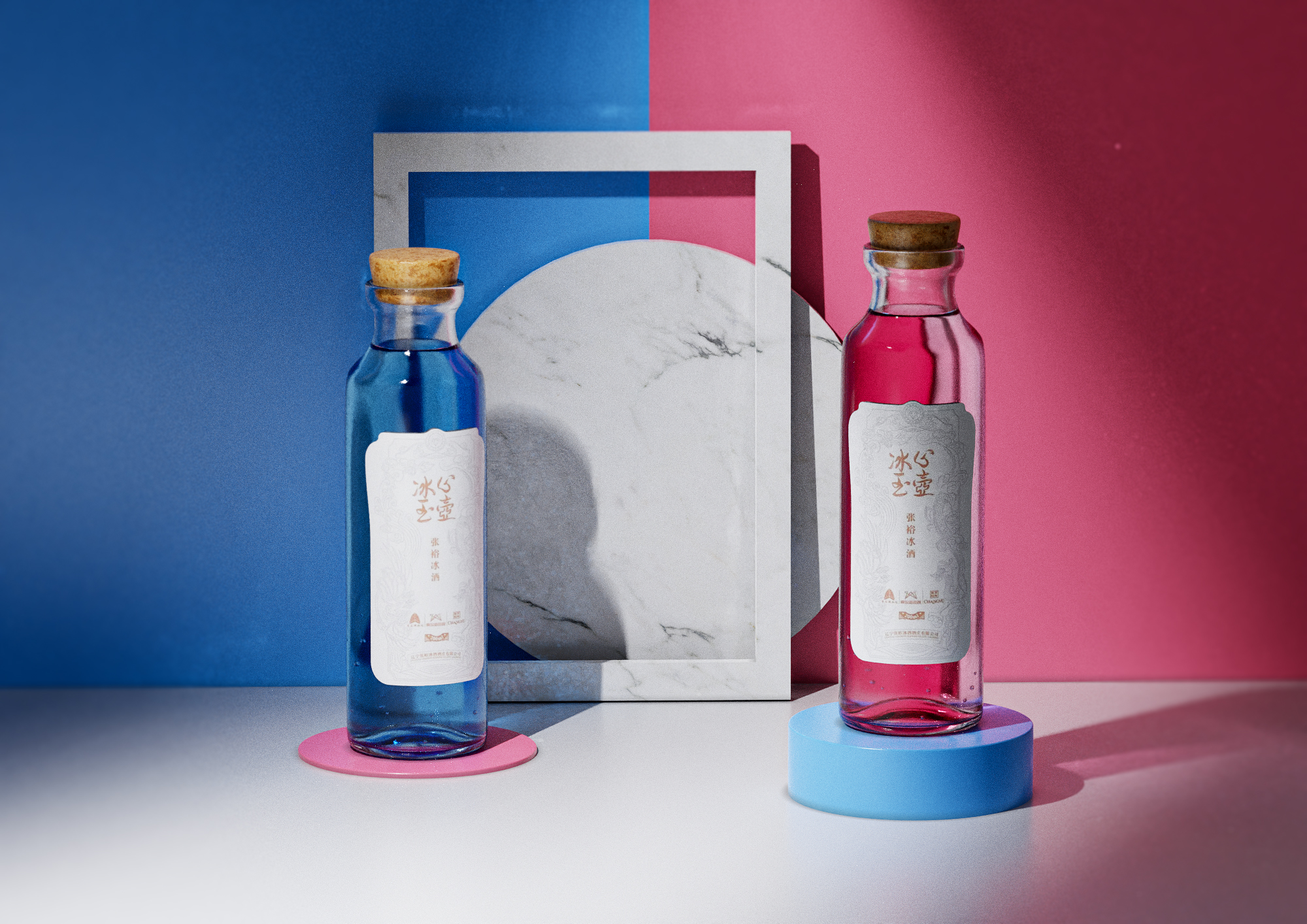 Product rendering，Drinks，E-commerce design，