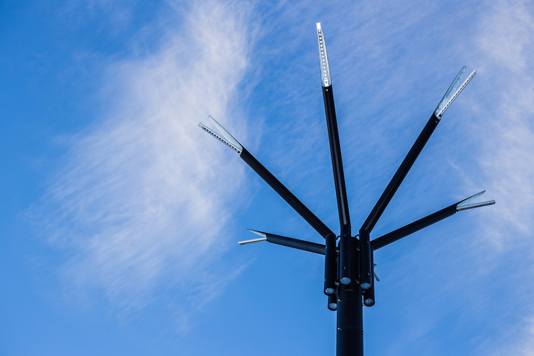 Metal，Cornflower，street lamp，