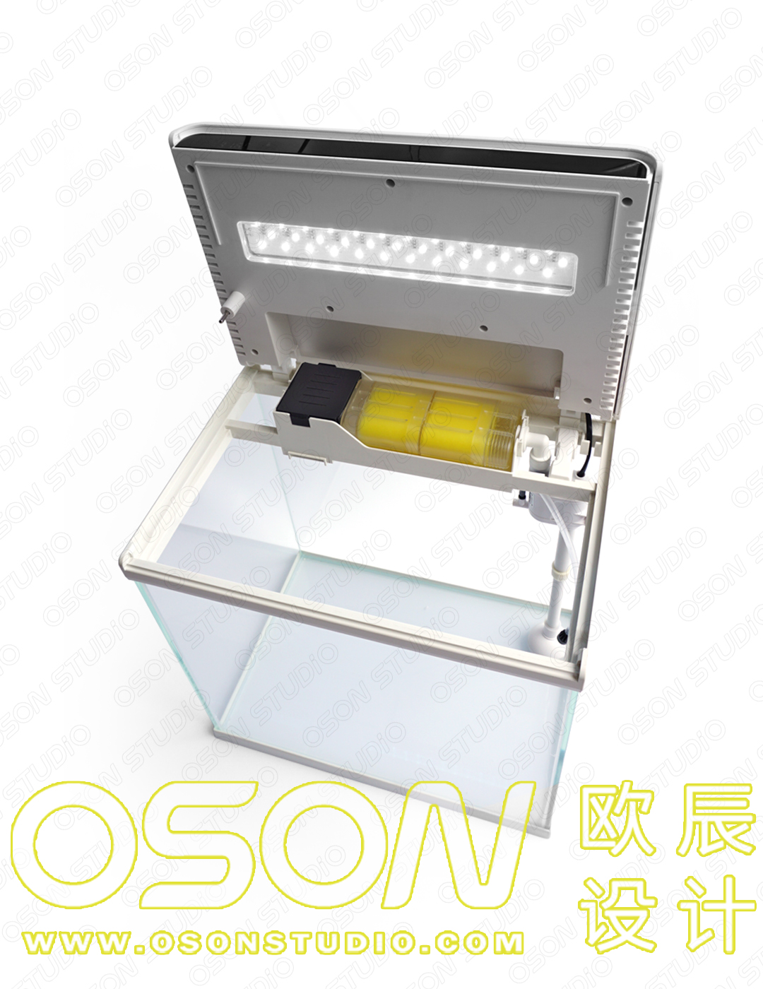 fish tank，Desktop fish tank，Ecological fish tank，Household fish tank，Fish tank design，industrial design，product design，Appearance design，