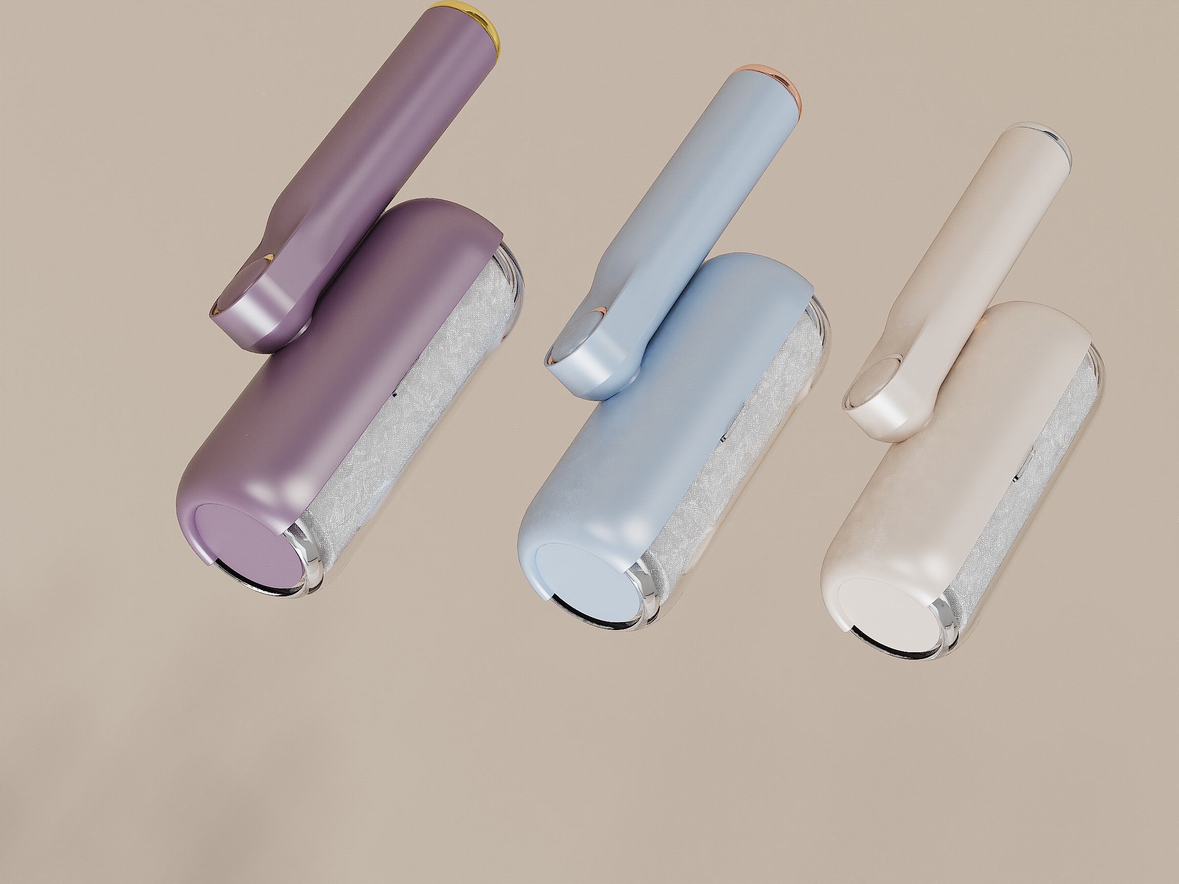 Hair sticking device，fold，Leifen，industrial design，