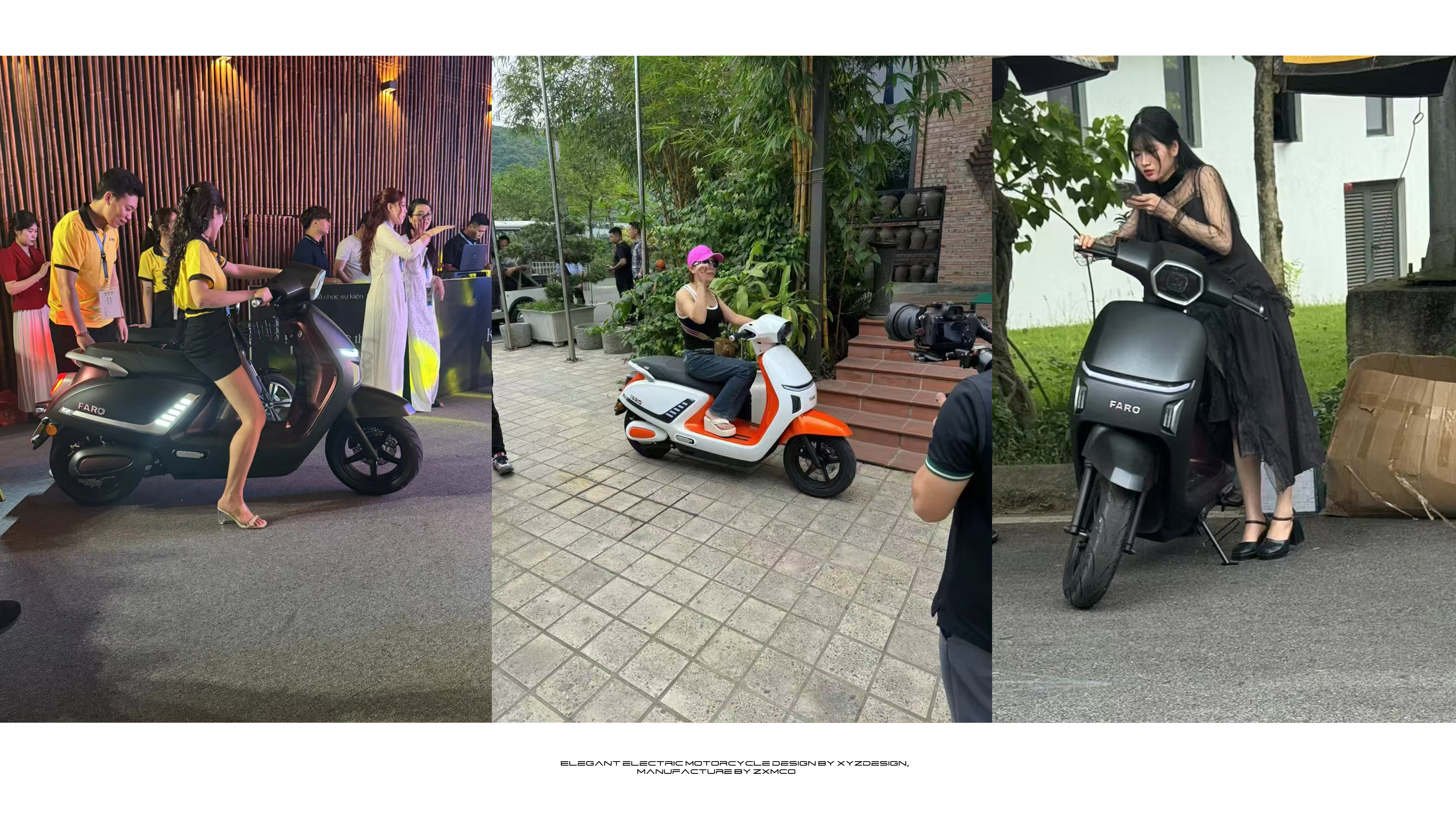 Retro electric motorcycle, transportation，