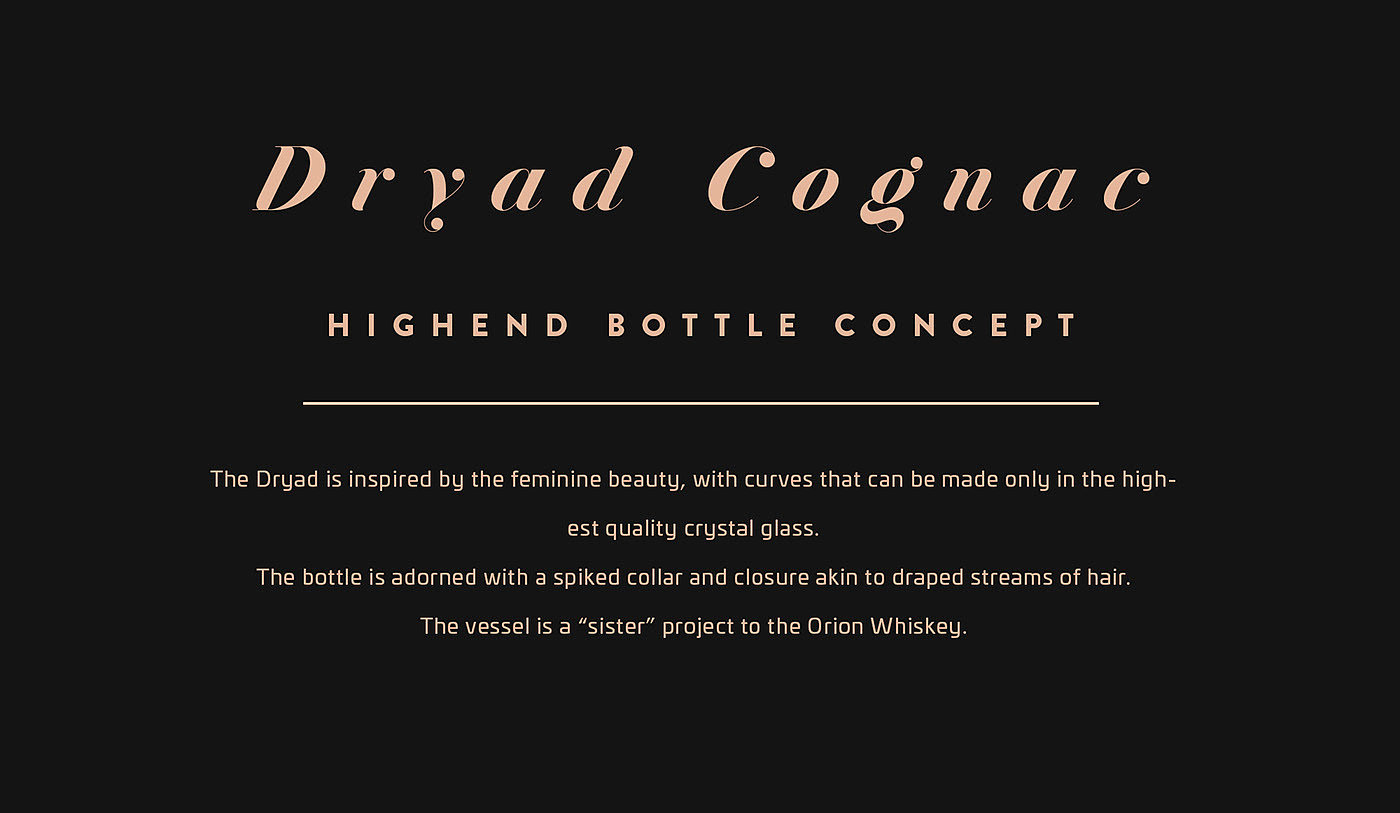 Crystal glass，curve，Bottle body design，Whisky，