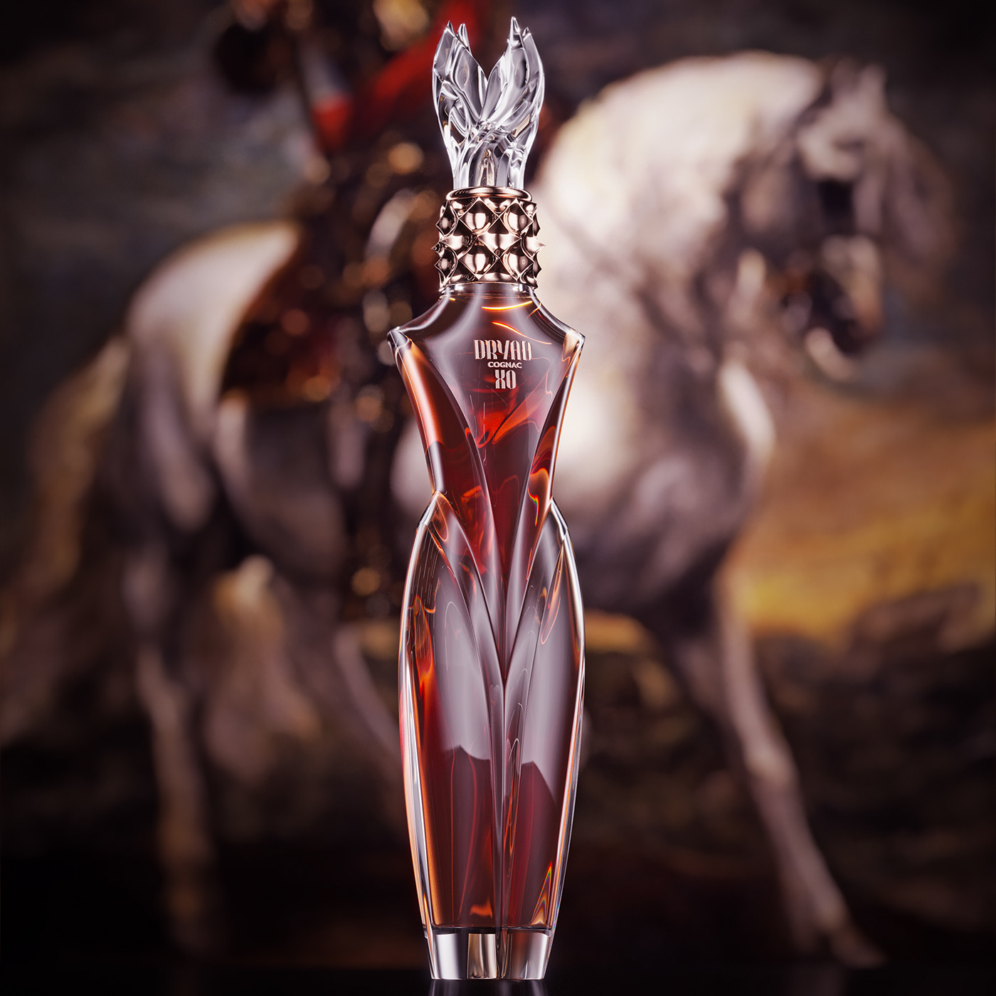 Crystal glass，curve，Bottle body design，Whisky，