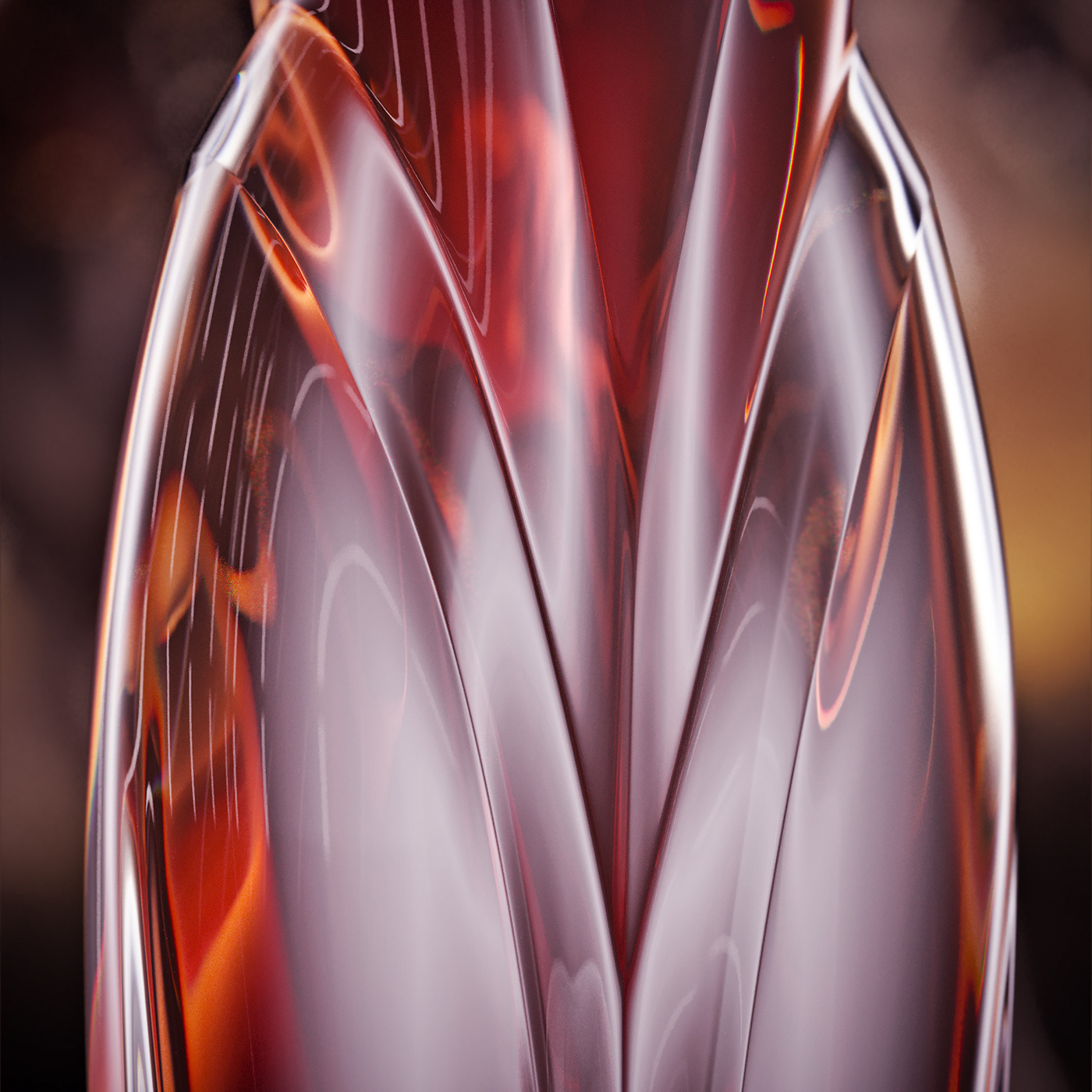Crystal glass，curve，Bottle body design，Whisky，