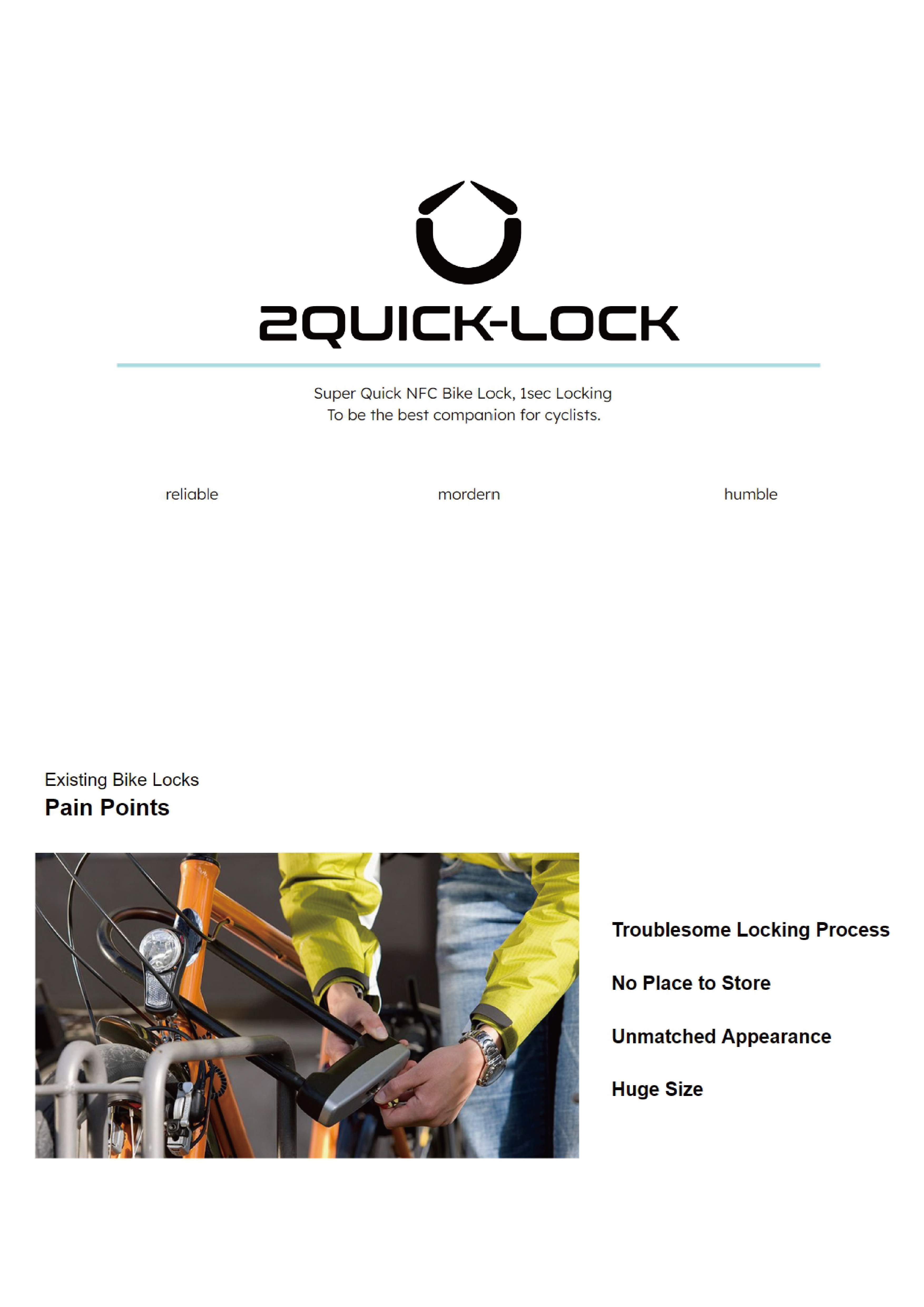 Bicycle, bicycle lock，