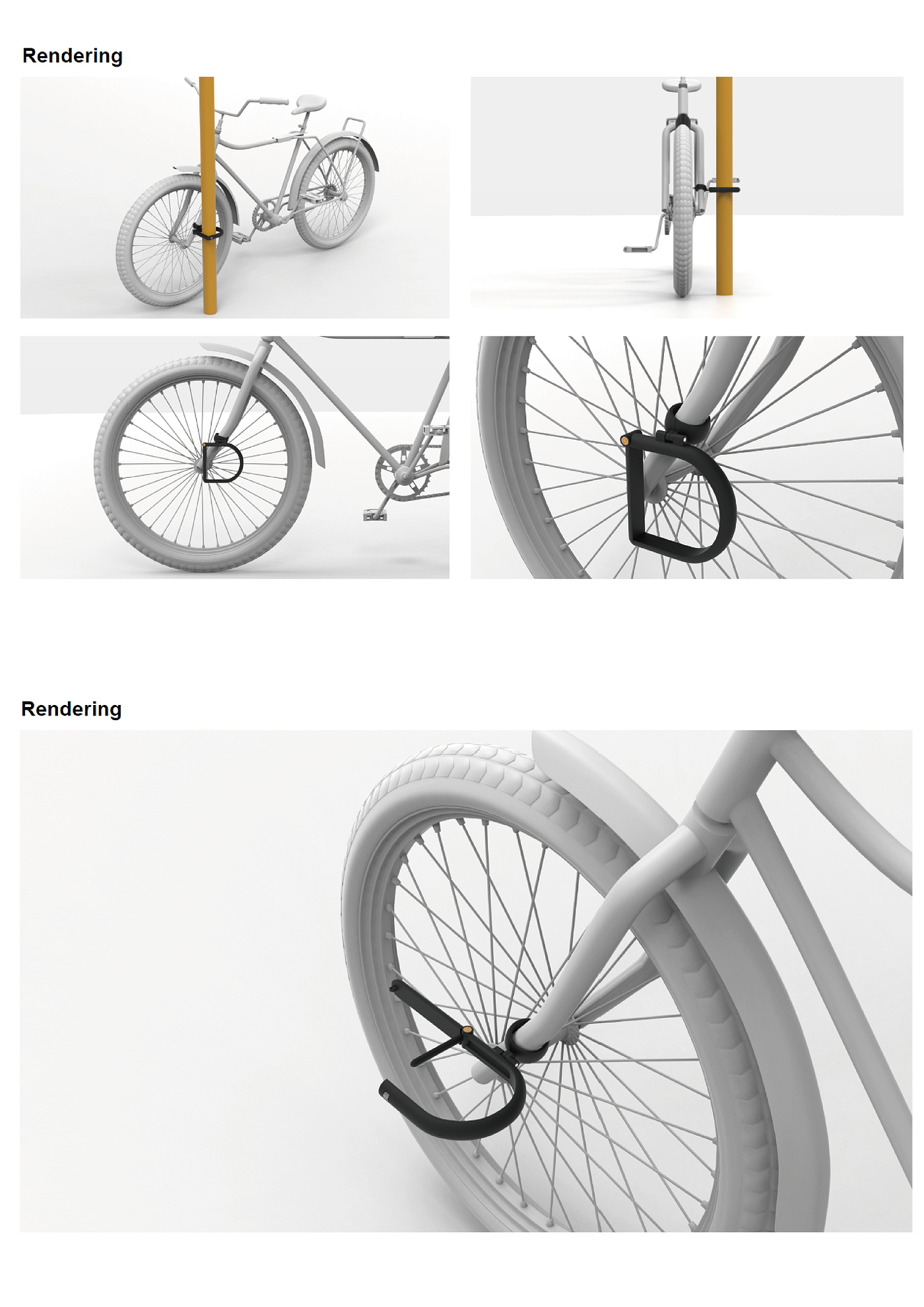 Bicycle, bicycle lock，