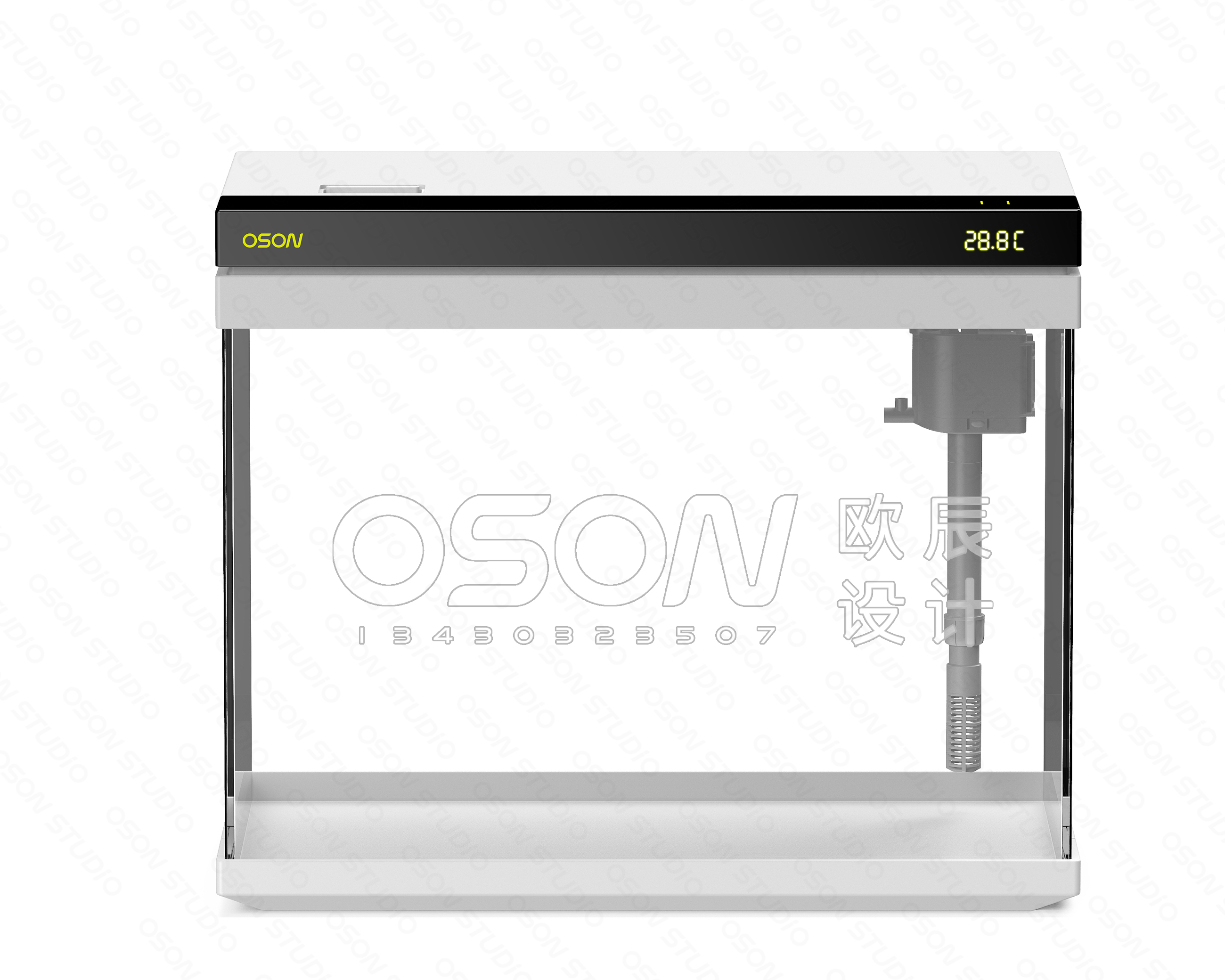 Fish tank design，Which brand of desktop fish tank is good，Desktop fish tank recommend，Aquarium fish tank，product design，Ou Chen design，industrial design，