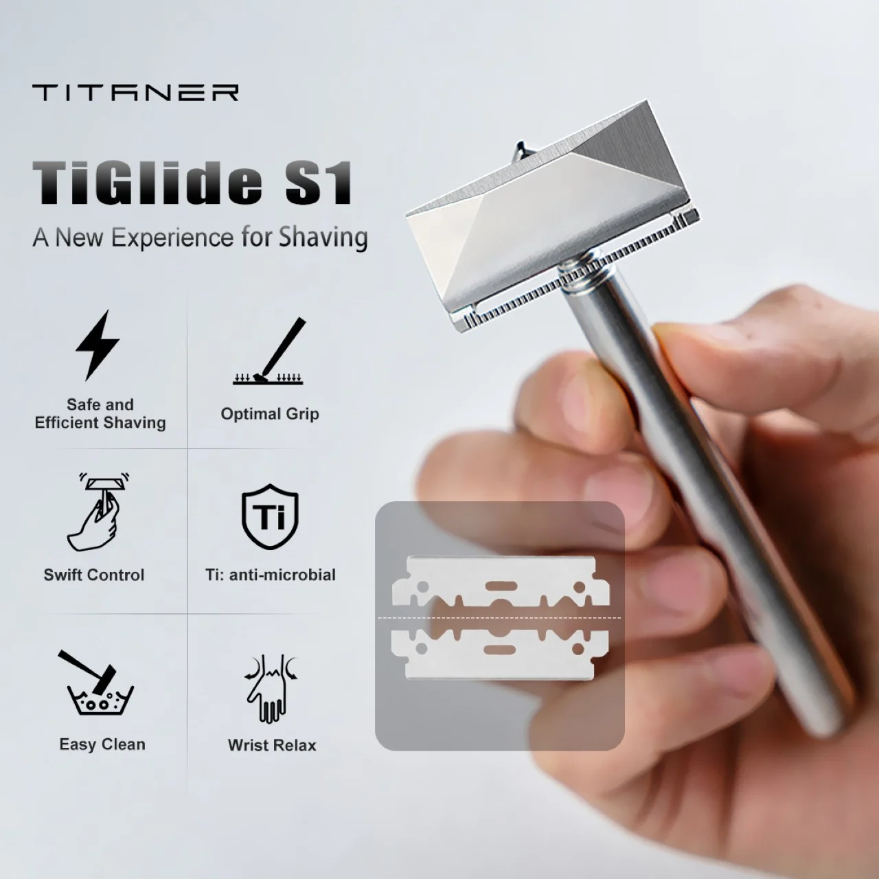 titanium，CNC Machining，nursing，Single Blade Shaving，