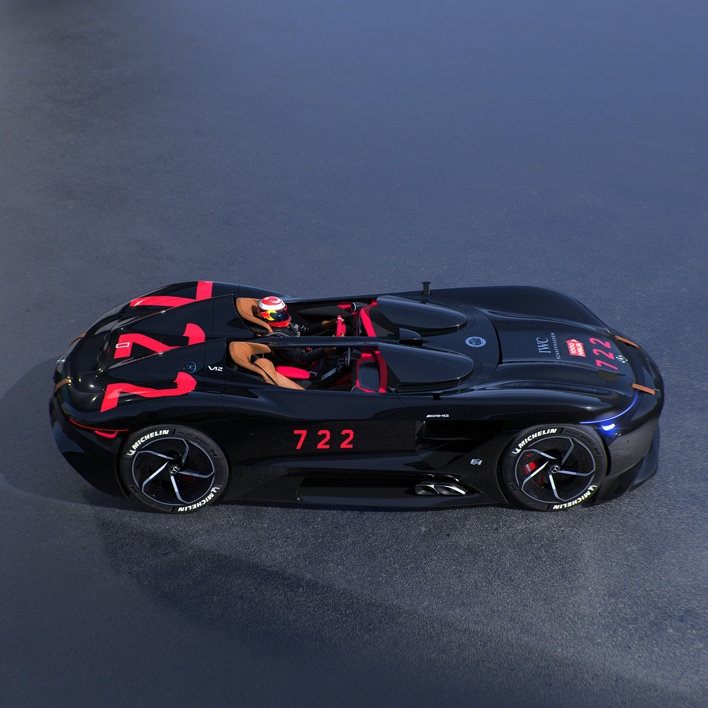 Mercedes-AMG SLR，Concept Car，High Performance sports car，Classic Reprint，