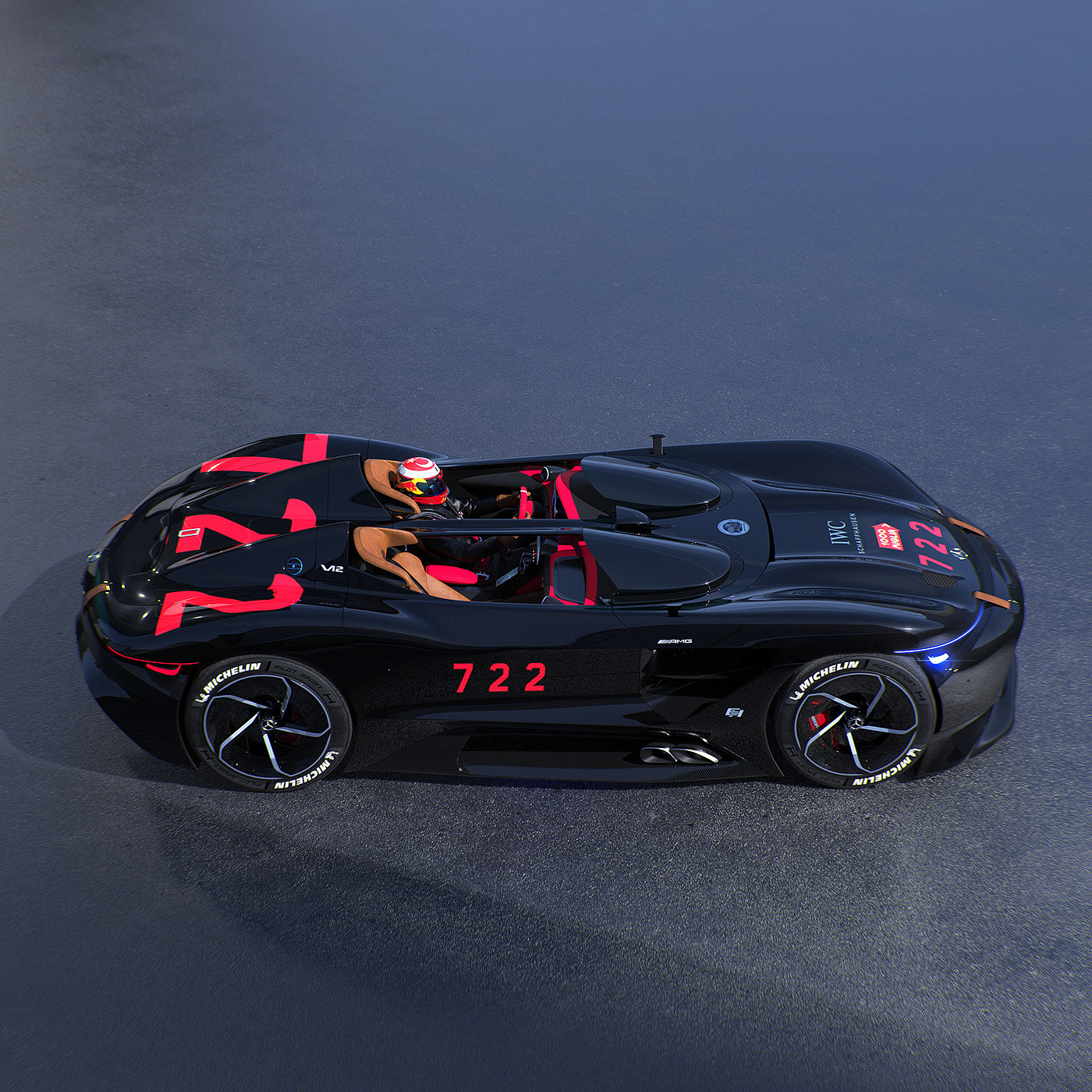 Mercedes-AMG SLR，Concept Car，High Performance sports car，Classic Reprint，