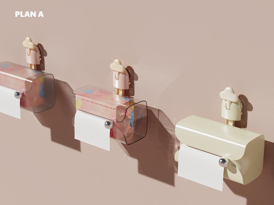 Tissue box，Wall hanging，sucker，