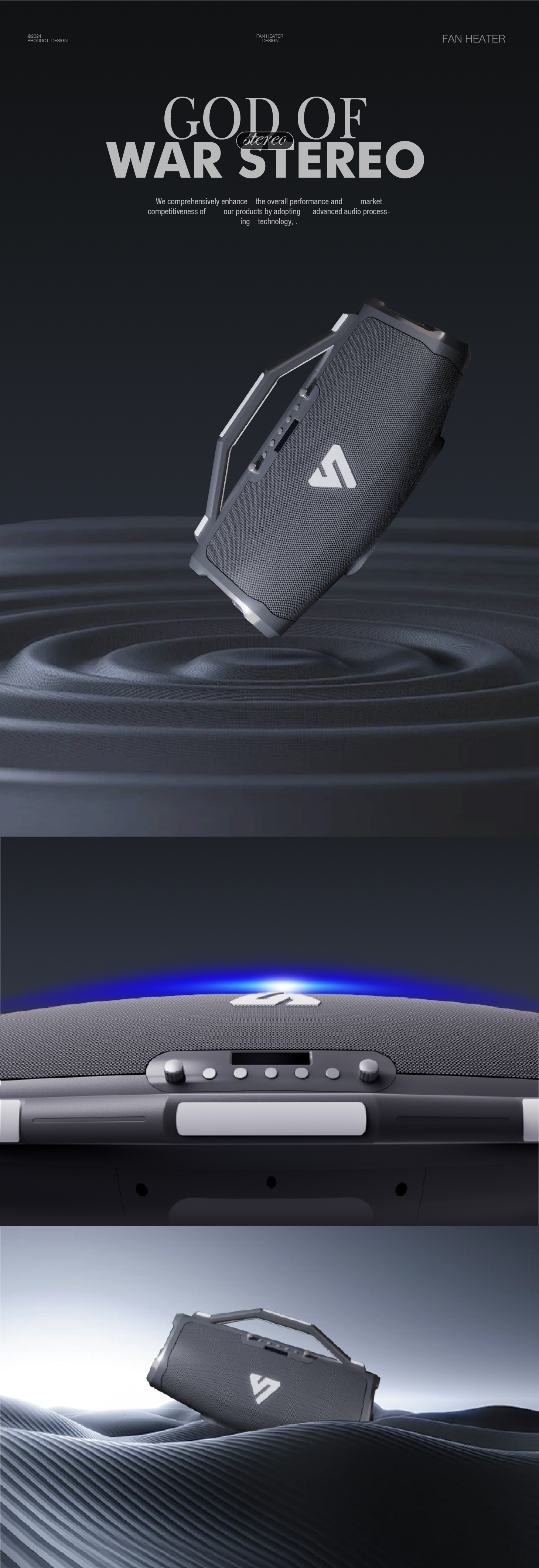 Audio, outdoor audio, dustproof and waterproof, three frequency，