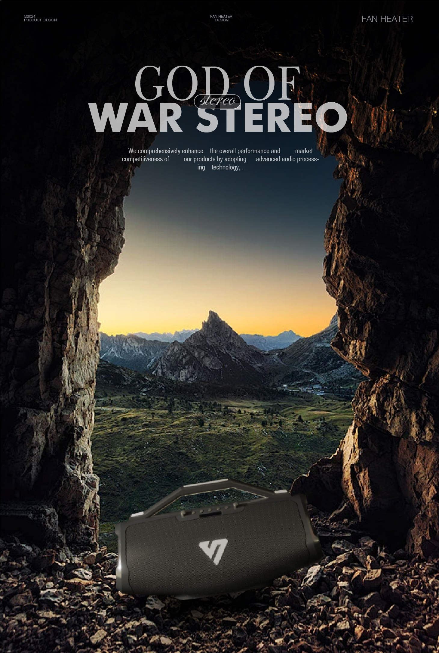 Audio, outdoor audio, dustproof and waterproof, three frequency，