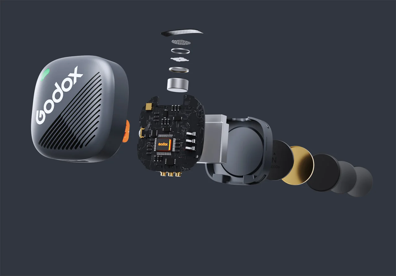 wireless microphone ，portable，Noise reduction，Godox Cube-S，