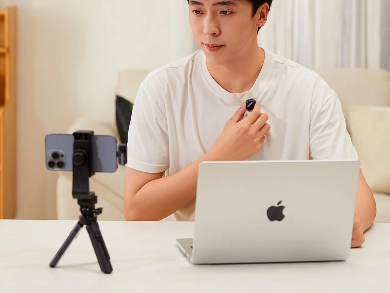 wireless microphone ，portable，Noise reduction，Godox Cube-S，