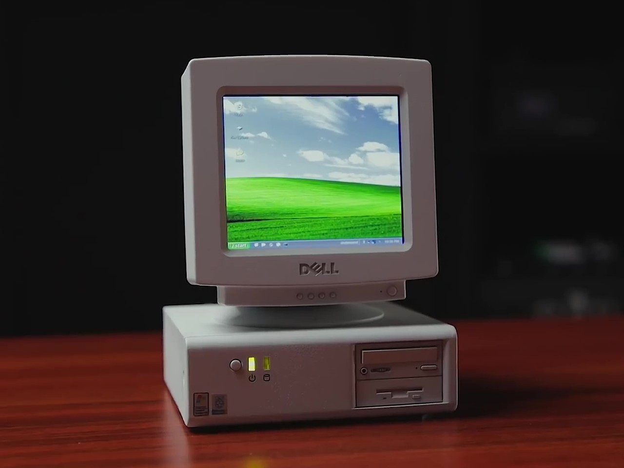 computer，Mini version，retro，Retro，Windows XP，