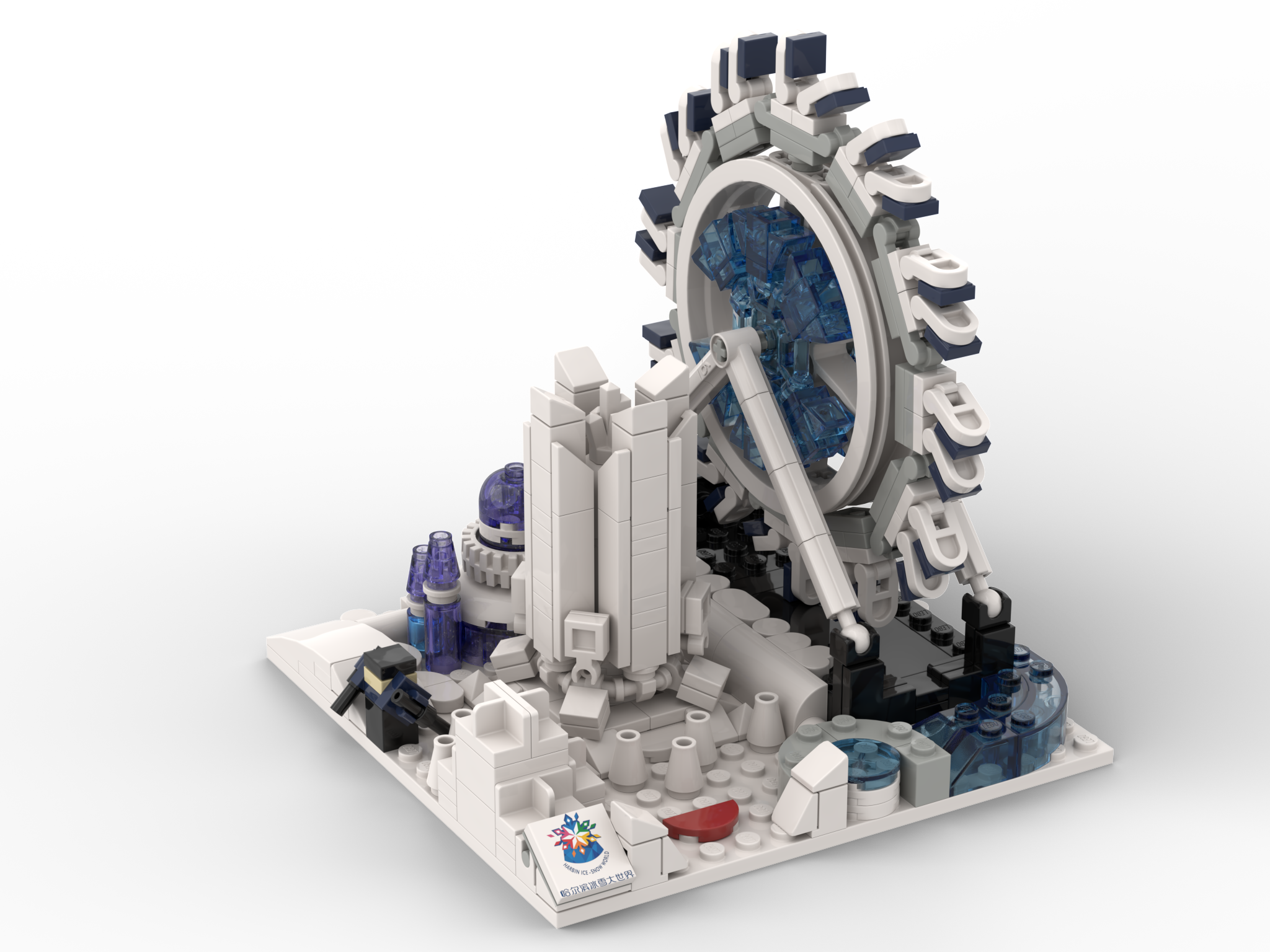 Building blocks，Model，Toys，scene，