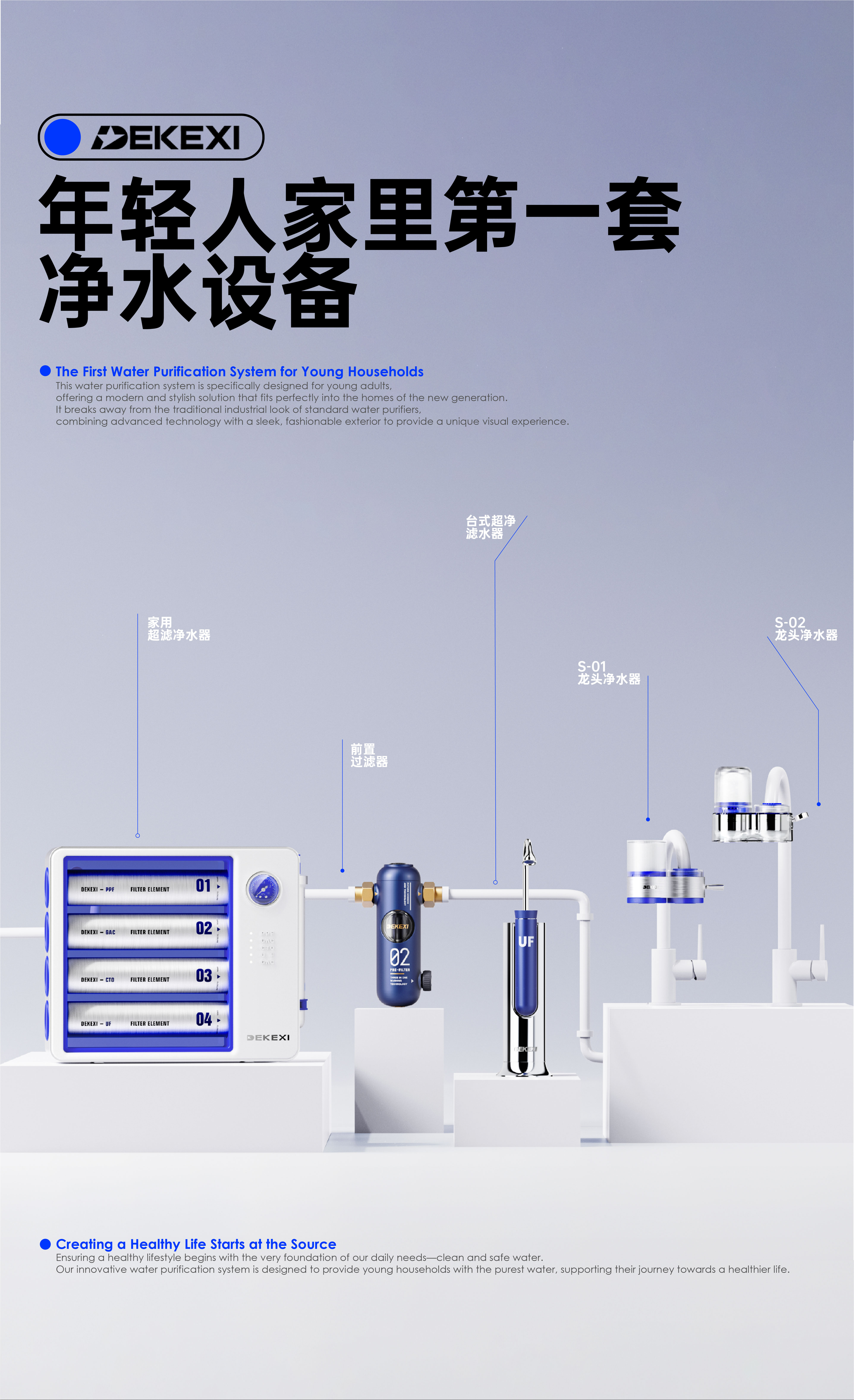 product design，industrial design，Water purification products，Degree design，
