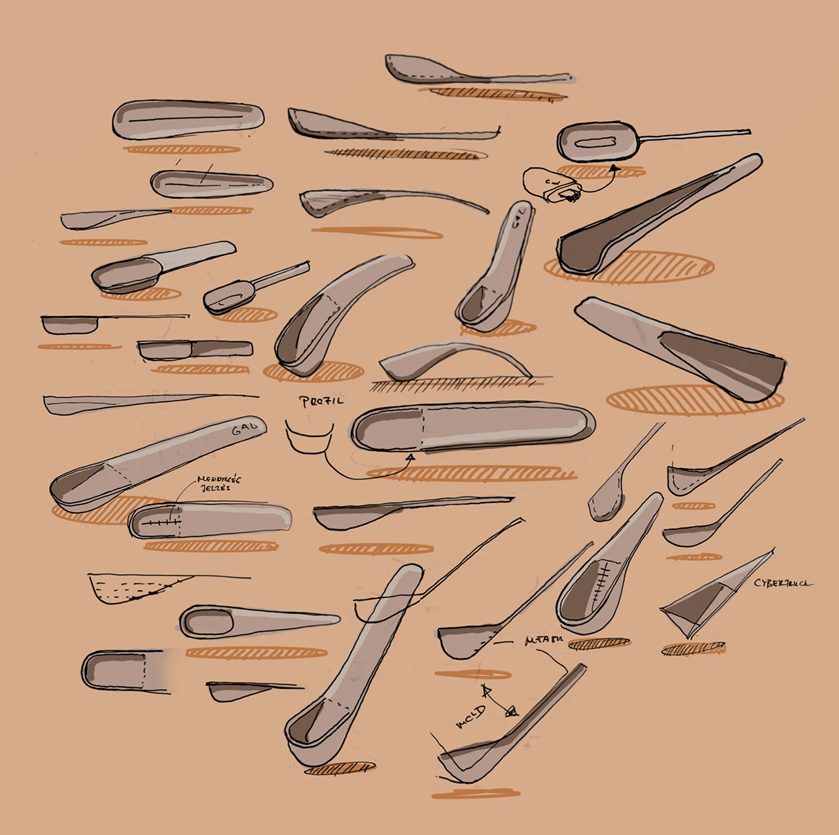 Spoon，gal，Chinese style，Modern design，