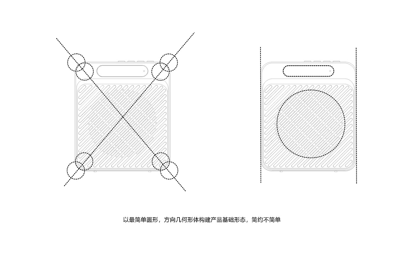 Loudspeaker, Bluetooth speaker, simple style，