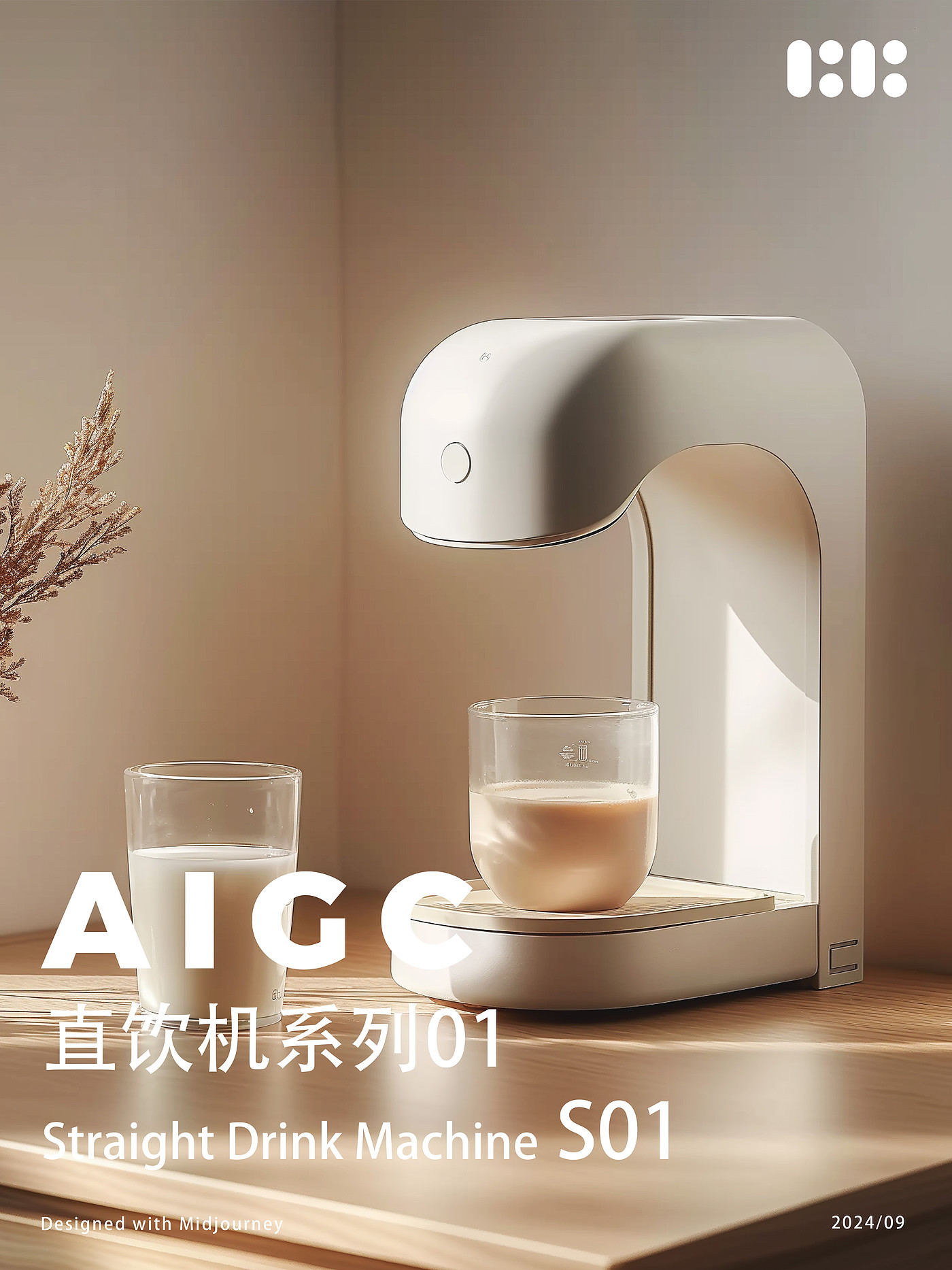 Straight drink machine，Drinking water equipment，ai，midjourney，product design，Direct water dispenser，AI Key Words，