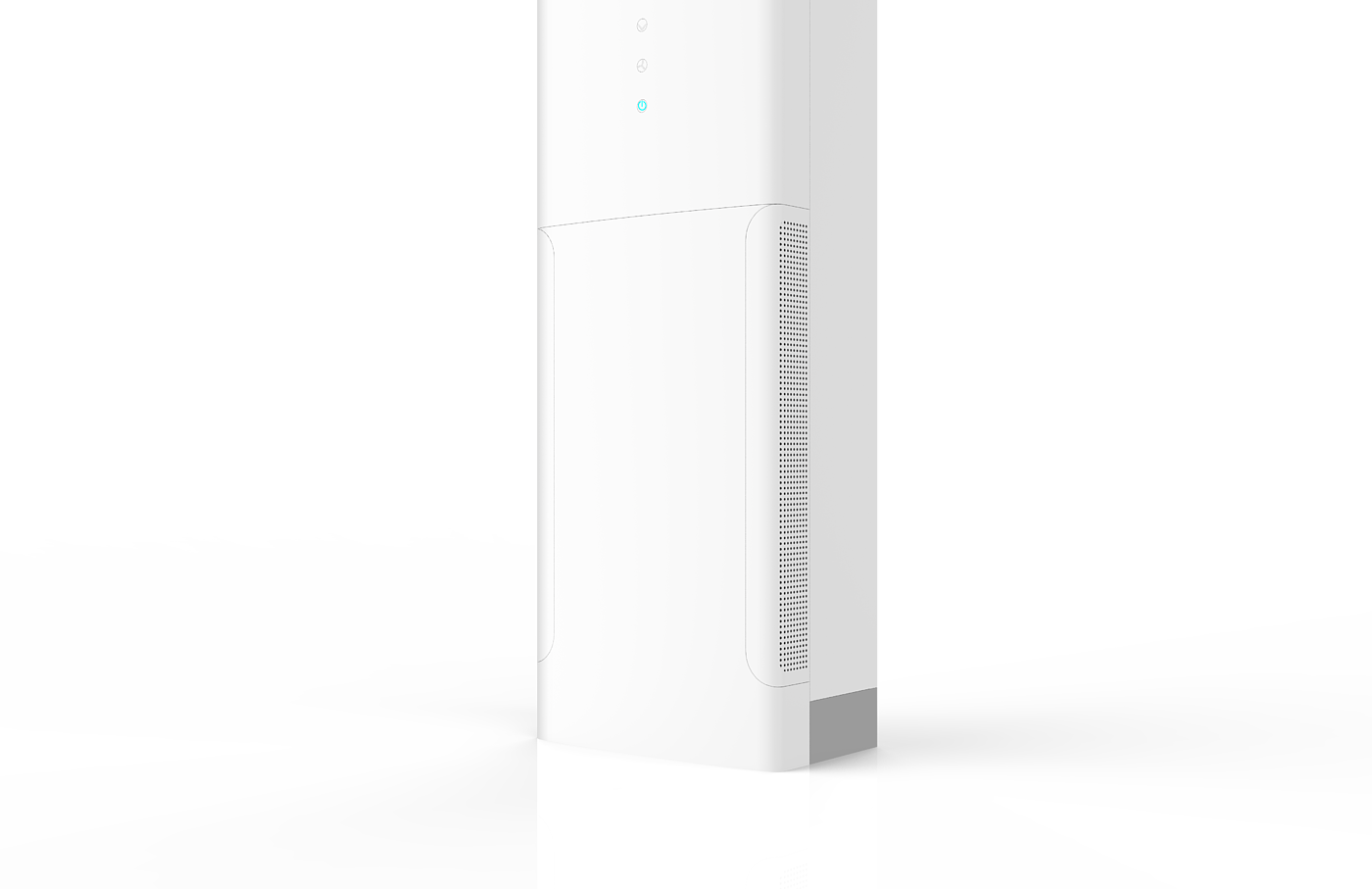 Simple and white，