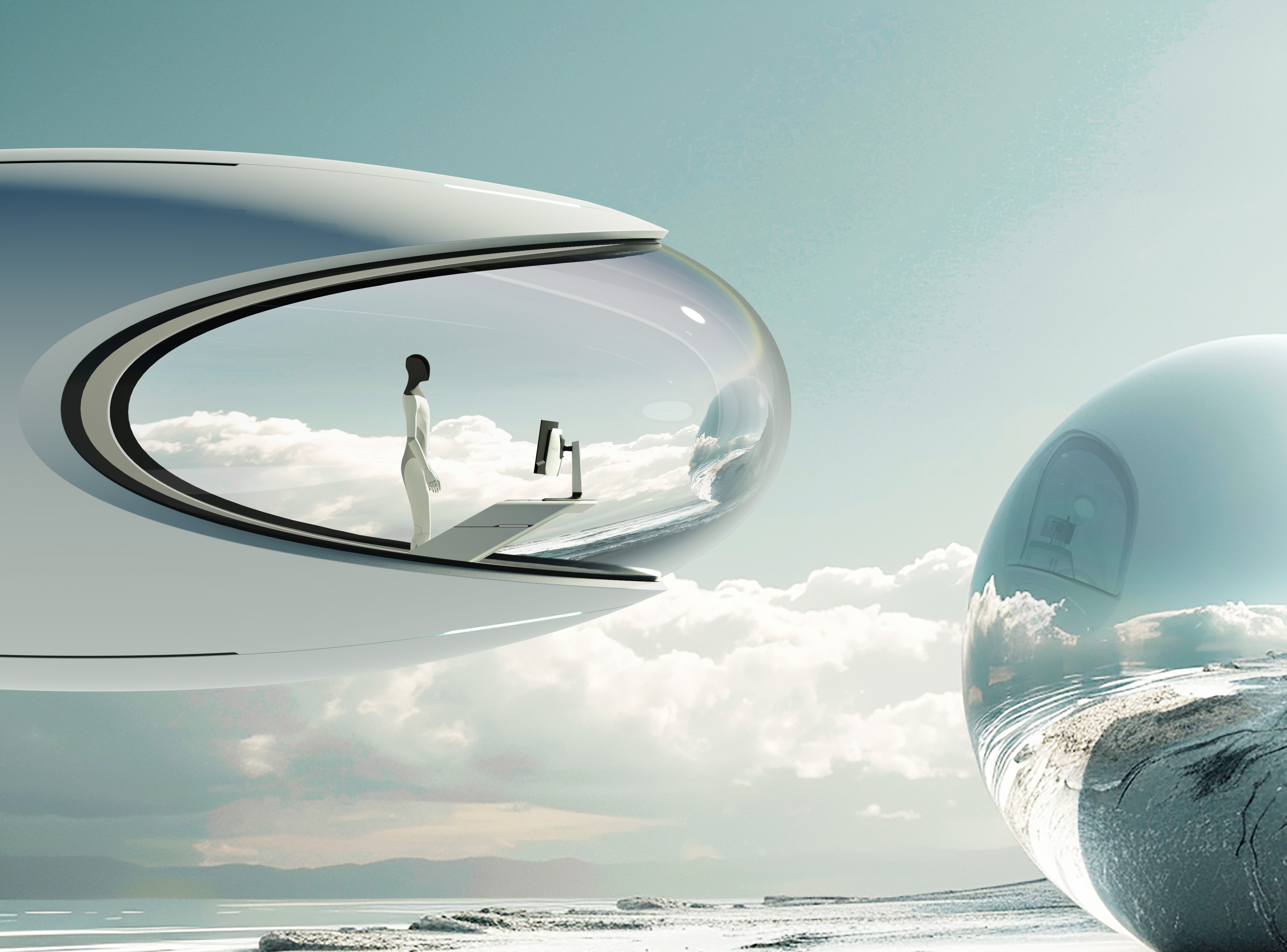 Display design，Gravity design，The Future Laboratory，outer space，