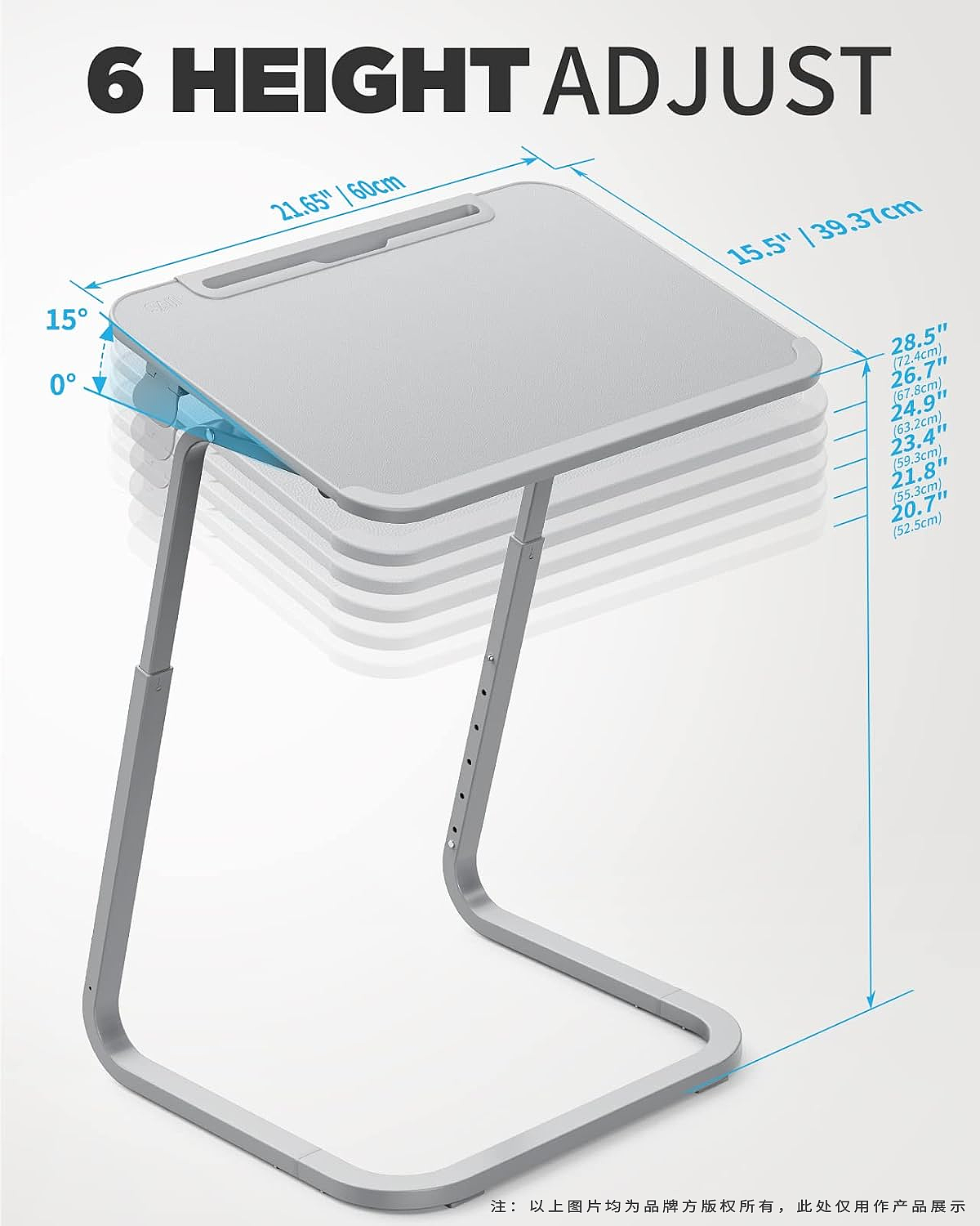 Sofa Side Table，Bedside table，Liftable computer desk，Lazy table，TV Tray，