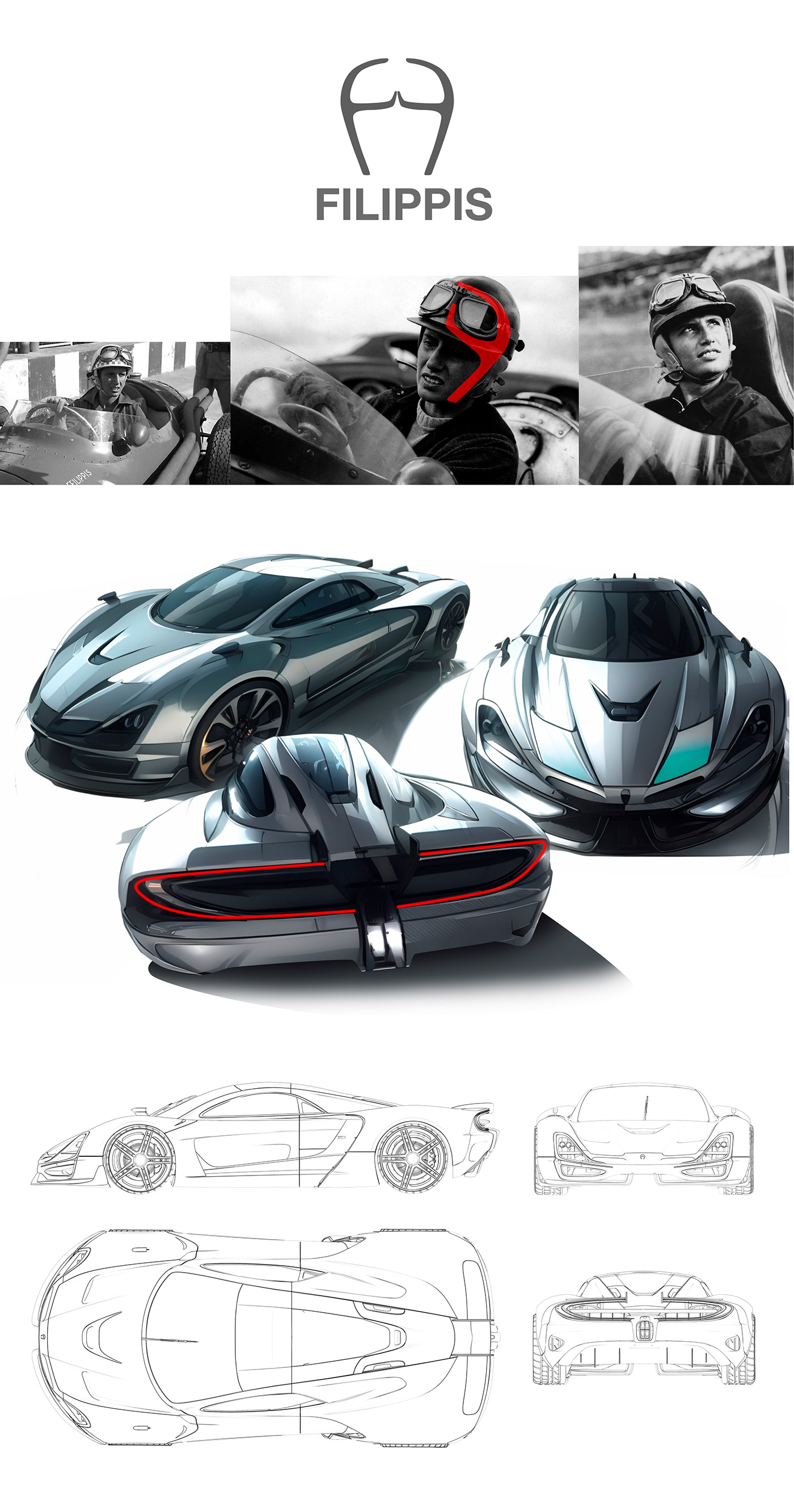 Sports car，FILIPPIS，innovate，Sense of future，